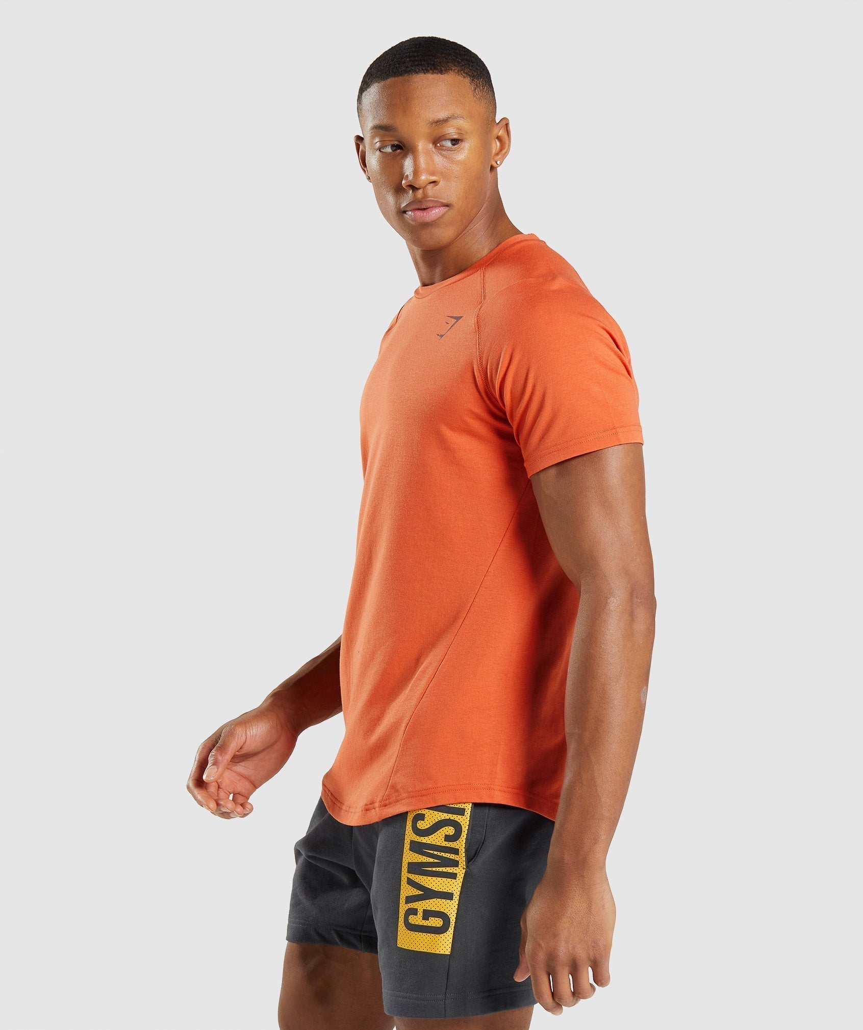 Camiseta Gymshark Bold Hombre Naranjas | 8762039-QX