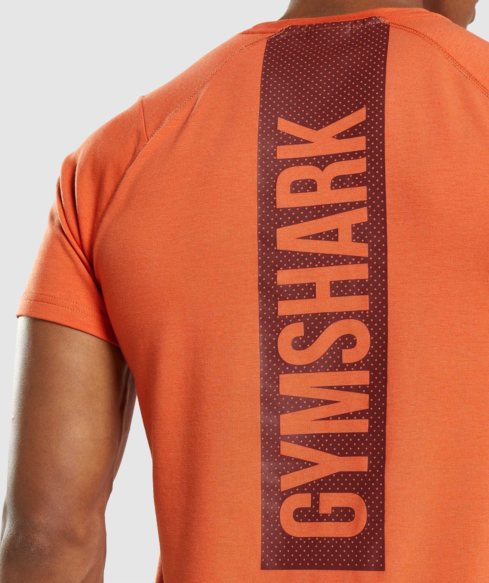 Camiseta Gymshark Bold Hombre Naranjas | 8762039-QX