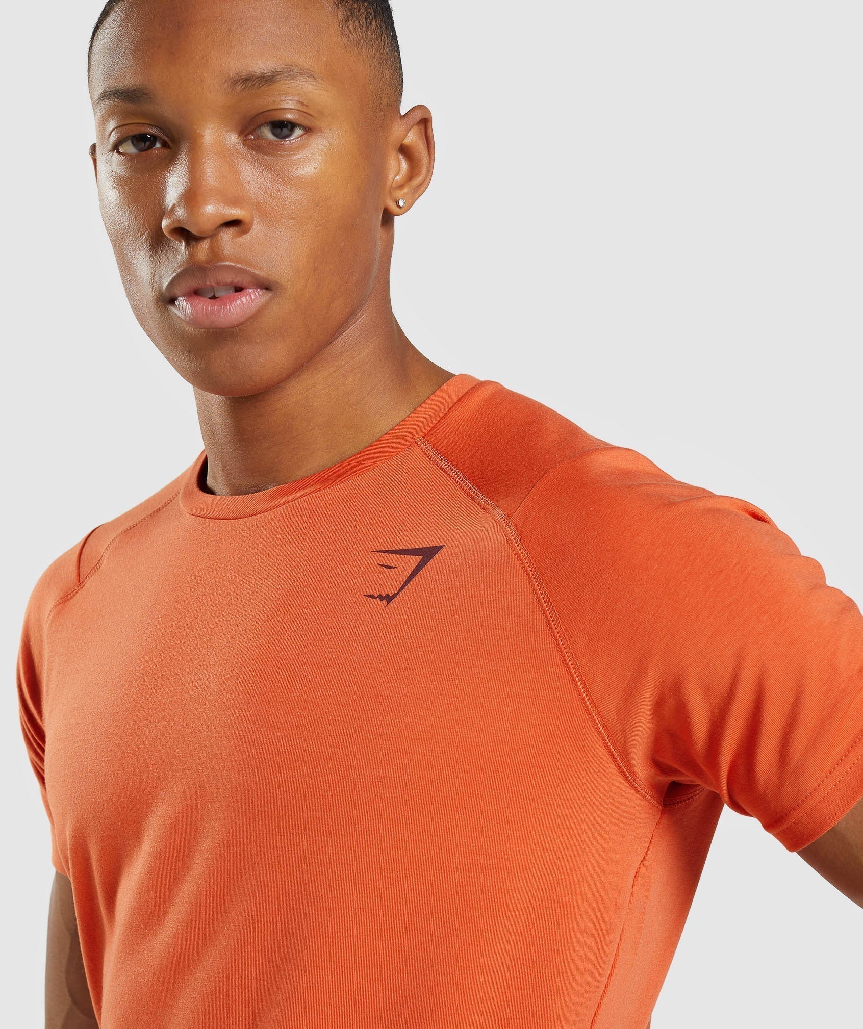 Camiseta Gymshark Bold Hombre Naranjas | 8762039-QX