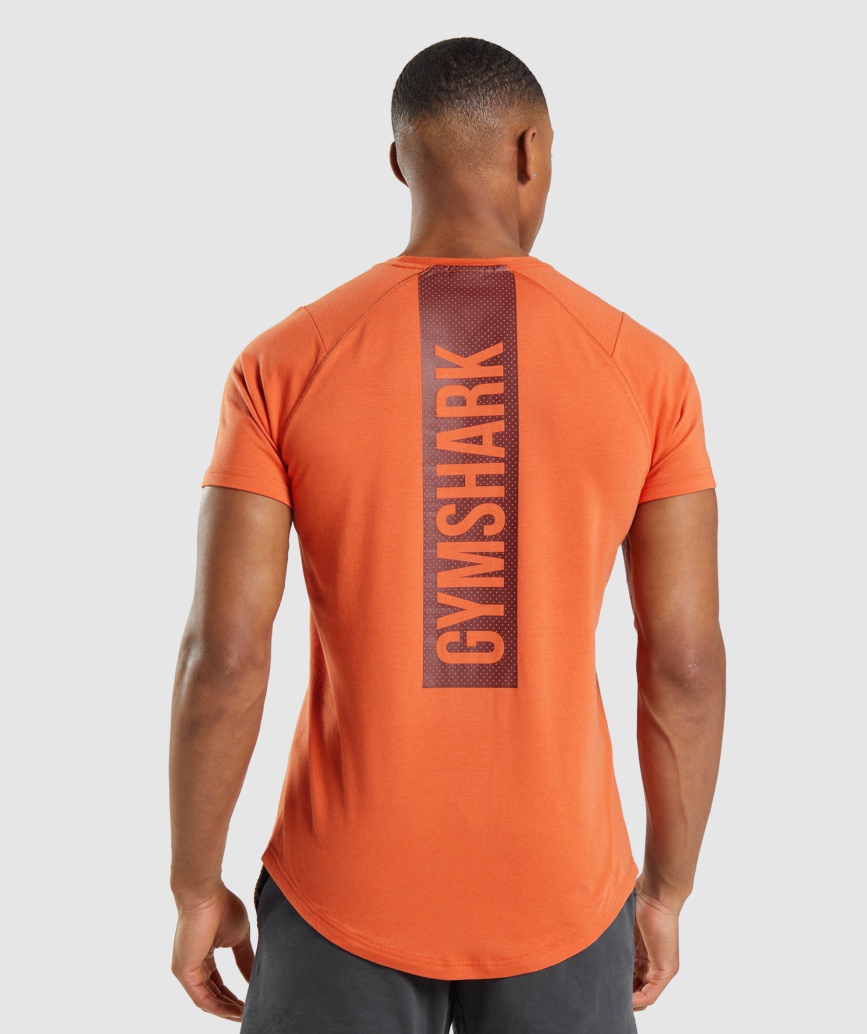 Camiseta Gymshark Bold Hombre Naranjas | 8762039-QX