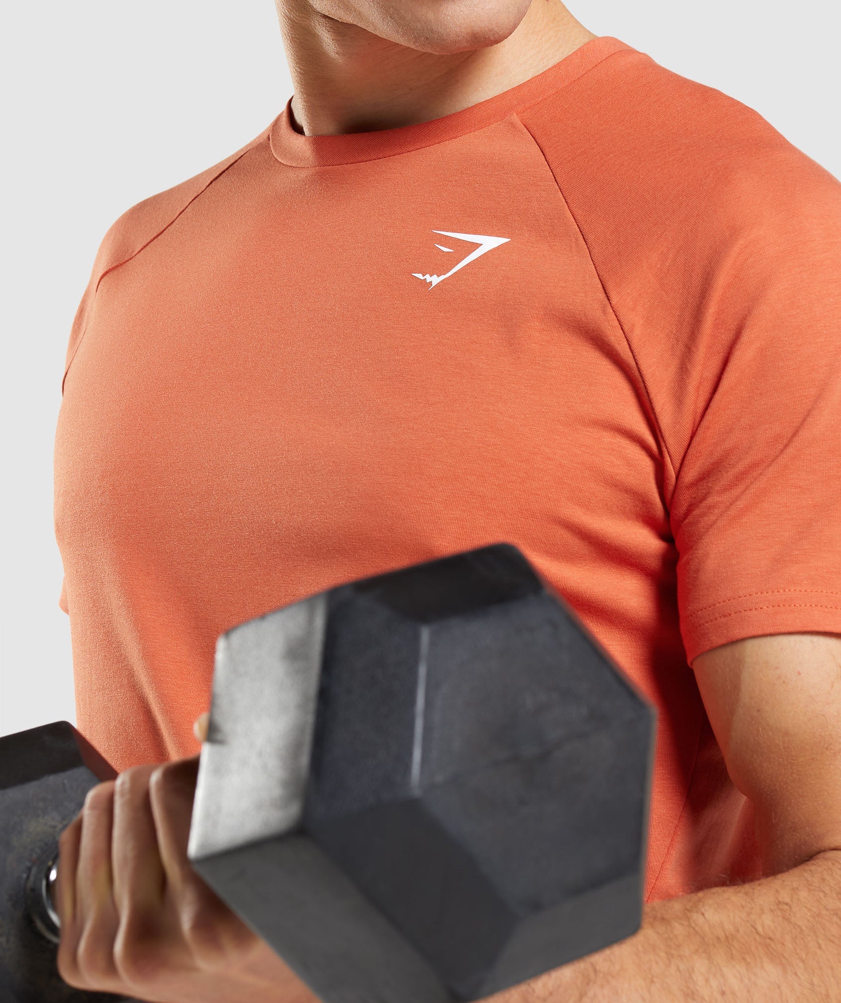 Camiseta Gymshark Critical Hombre Naranjas | 8907654-UI