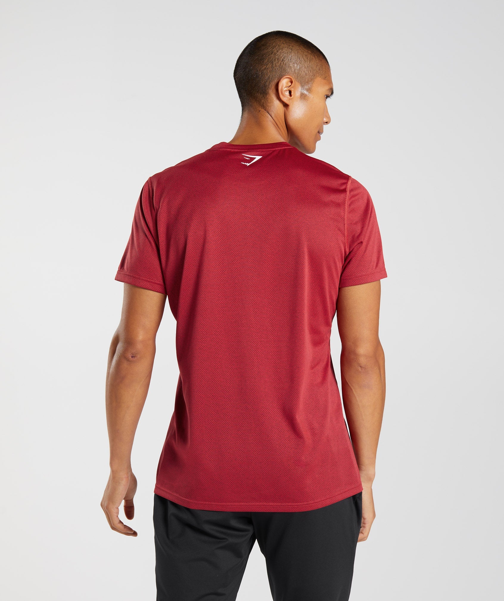 Camiseta Gymshark Deporte Hombre Rojas Negras | 5092346-TN