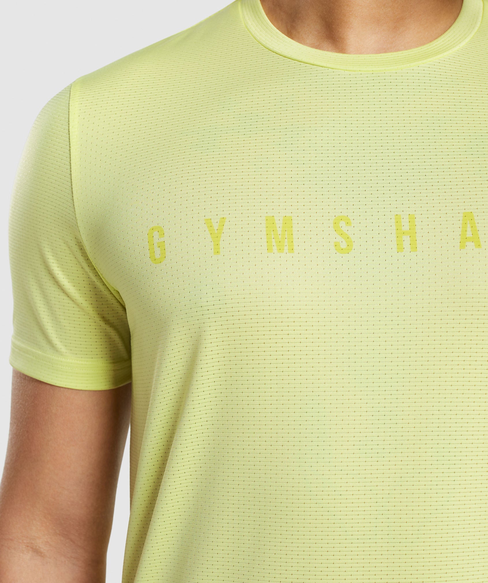 Camiseta Gymshark Deporte Stripe Hombre Verde | 0813649-GR