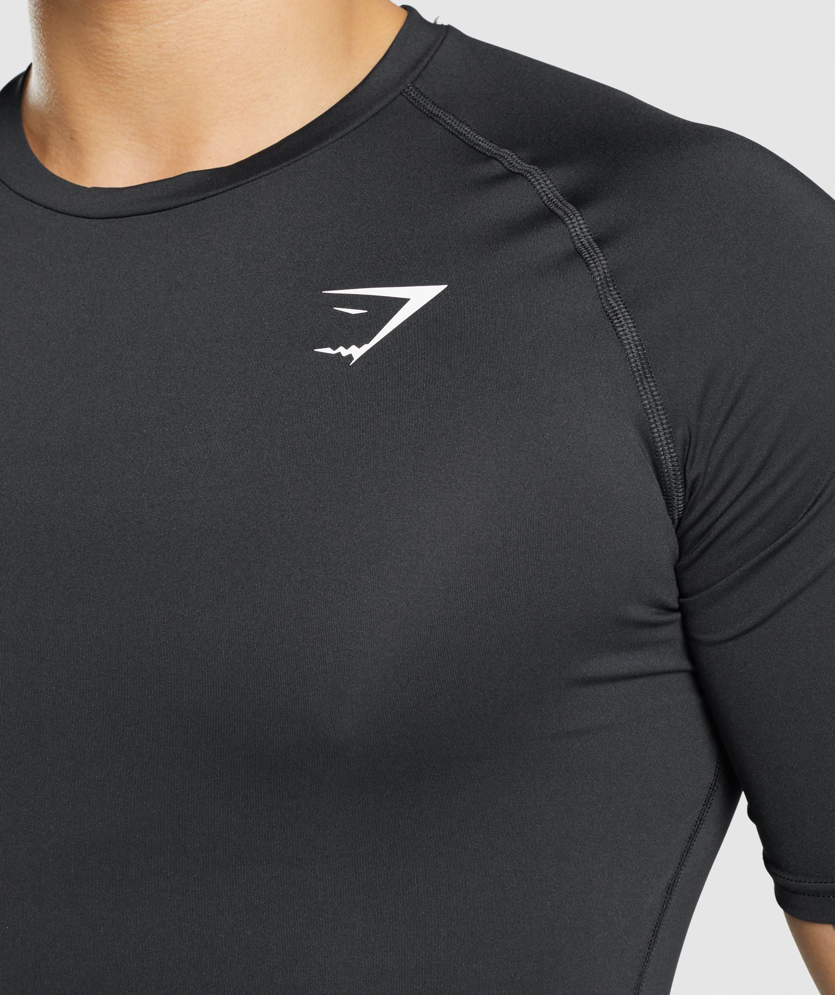 Camiseta Gymshark Element Baselayer Hombre Negras | 0953841-BP