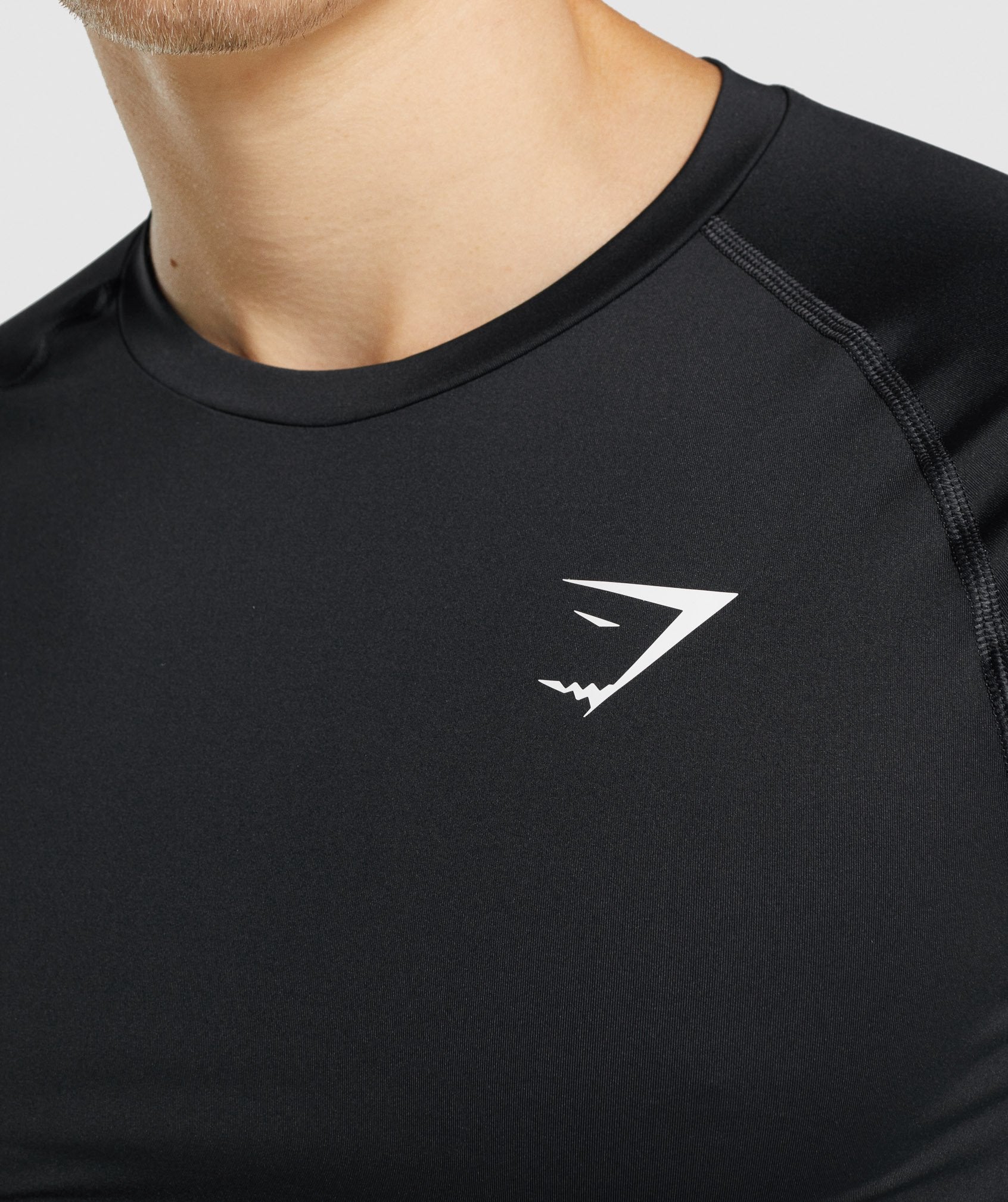 Camiseta Gymshark Element Baselayer Long Sleeve Hombre Negras | 4583169-OJ