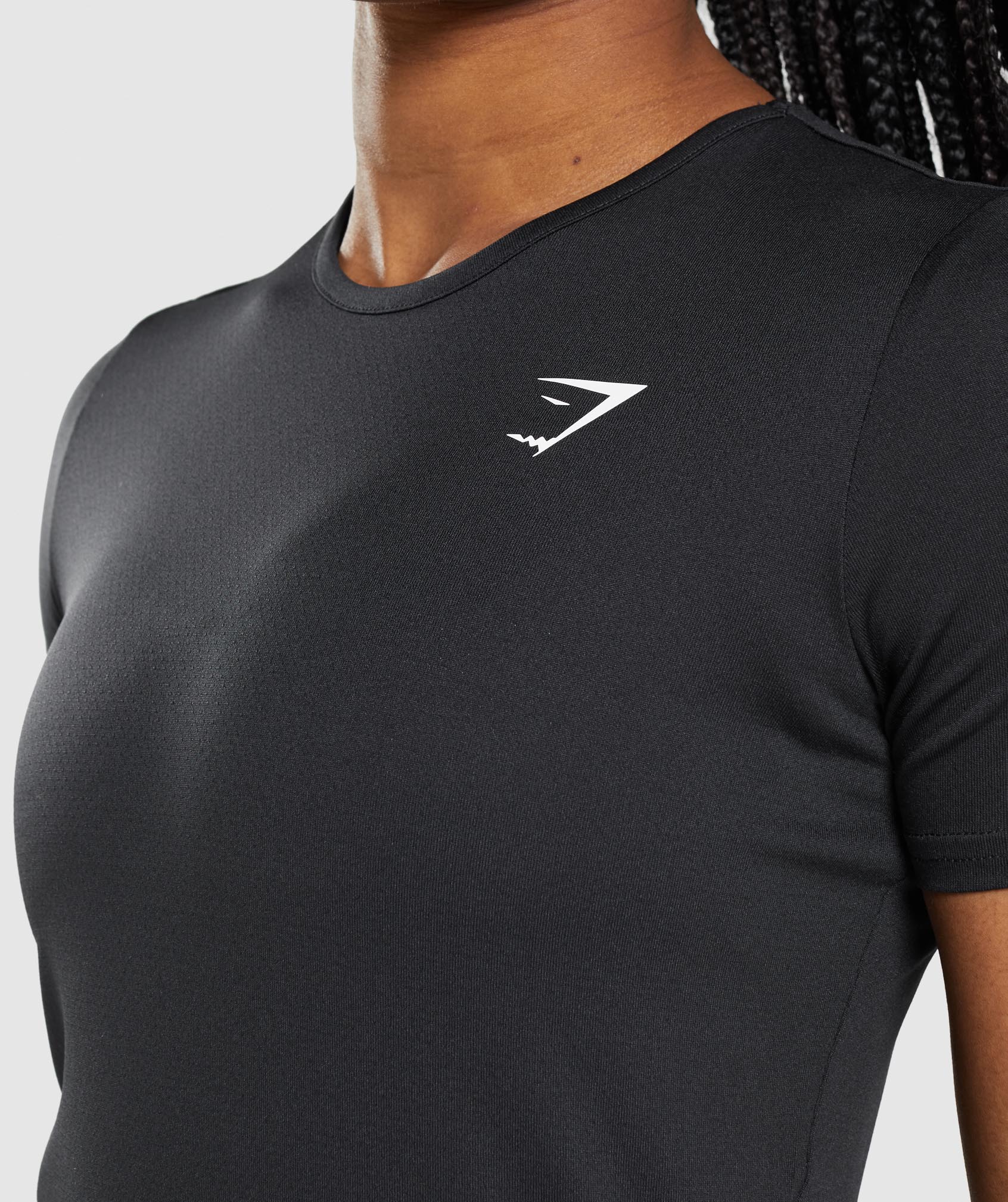 Camiseta Gymshark Entrenamiento Mujer Negras | 9603412-RC