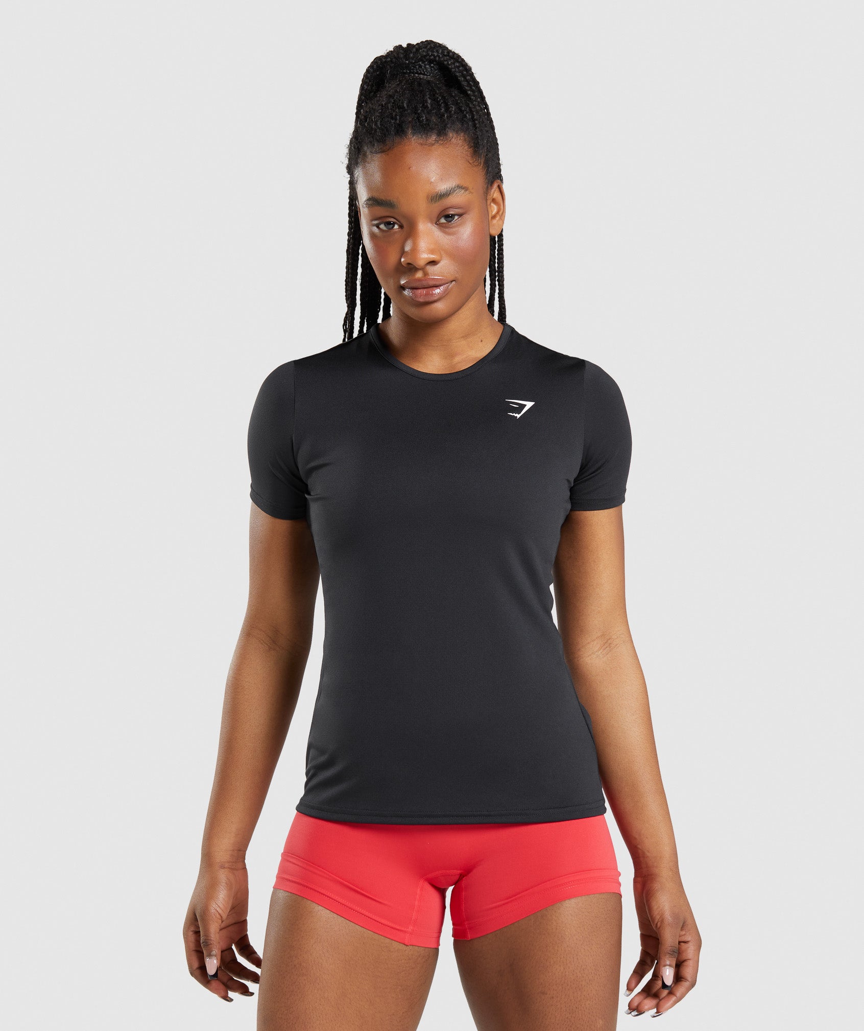 Camiseta Gymshark Entrenamiento Mujer Negras | 9603412-RC