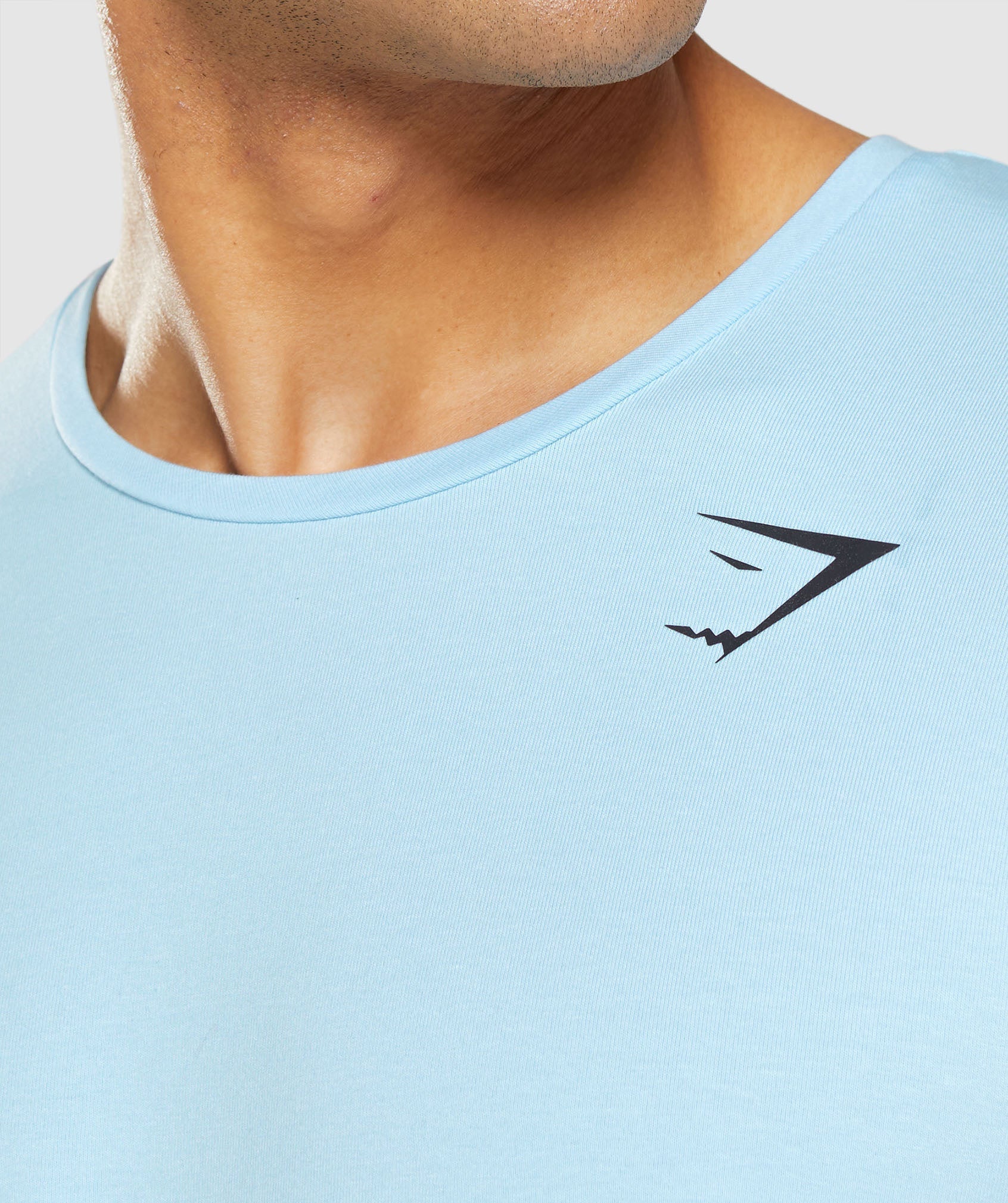 Camiseta Gymshark Essential Hombre Azules | 7250834-ZY