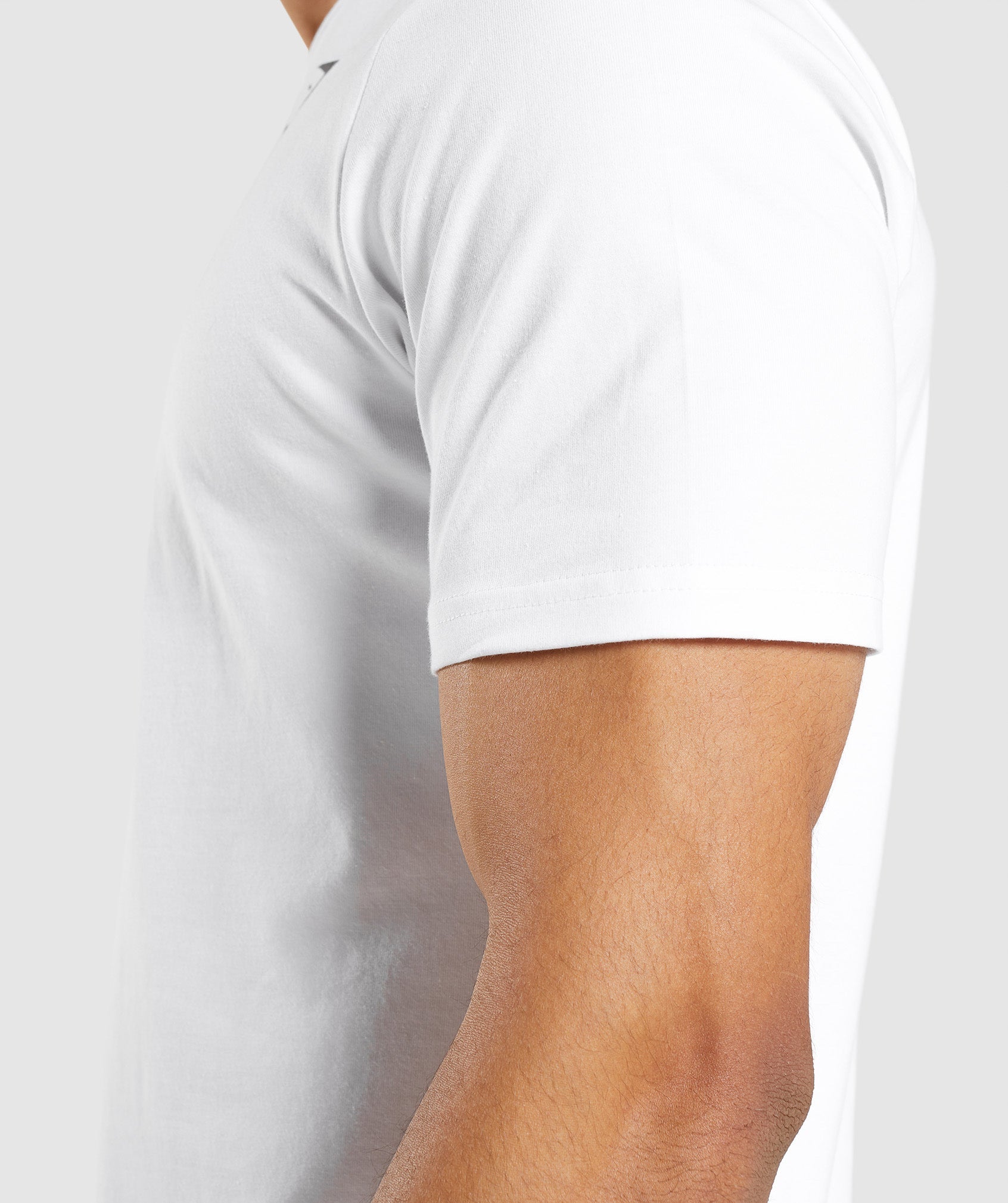 Camiseta Gymshark Essential Hombre Blancas | 2549730-AX