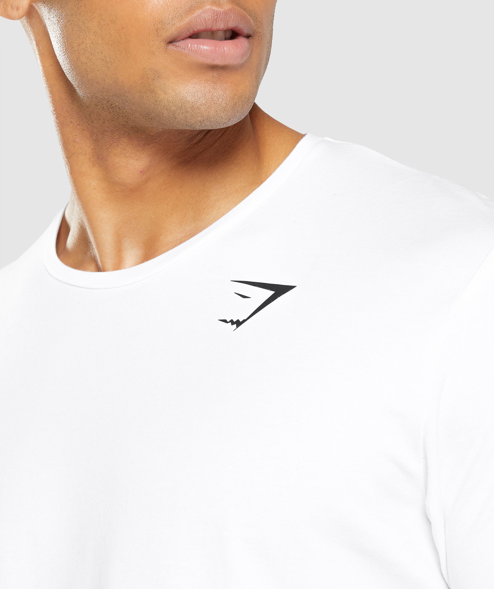 Camiseta Gymshark Essential Hombre Blancas | 2549730-AX