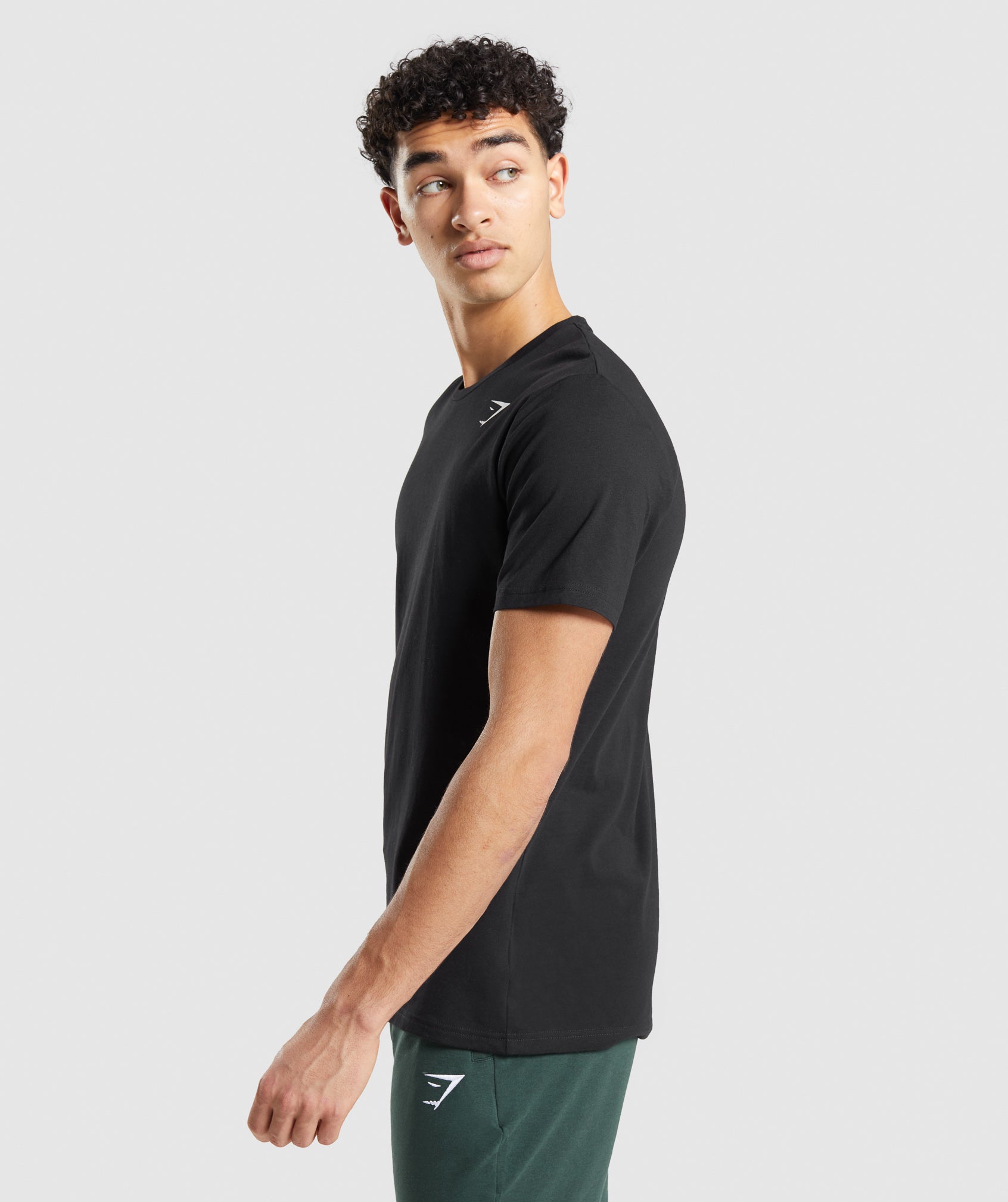 Camiseta Gymshark Essential Hombre Negras | 5103824-QD