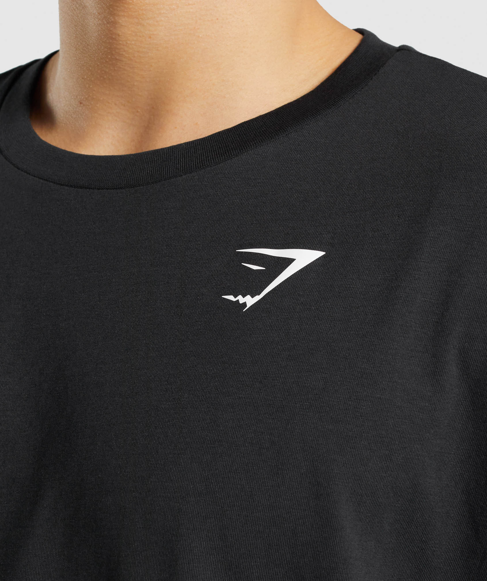 Camiseta Gymshark Essential Oversized Hombre Negras | 2794186-EV