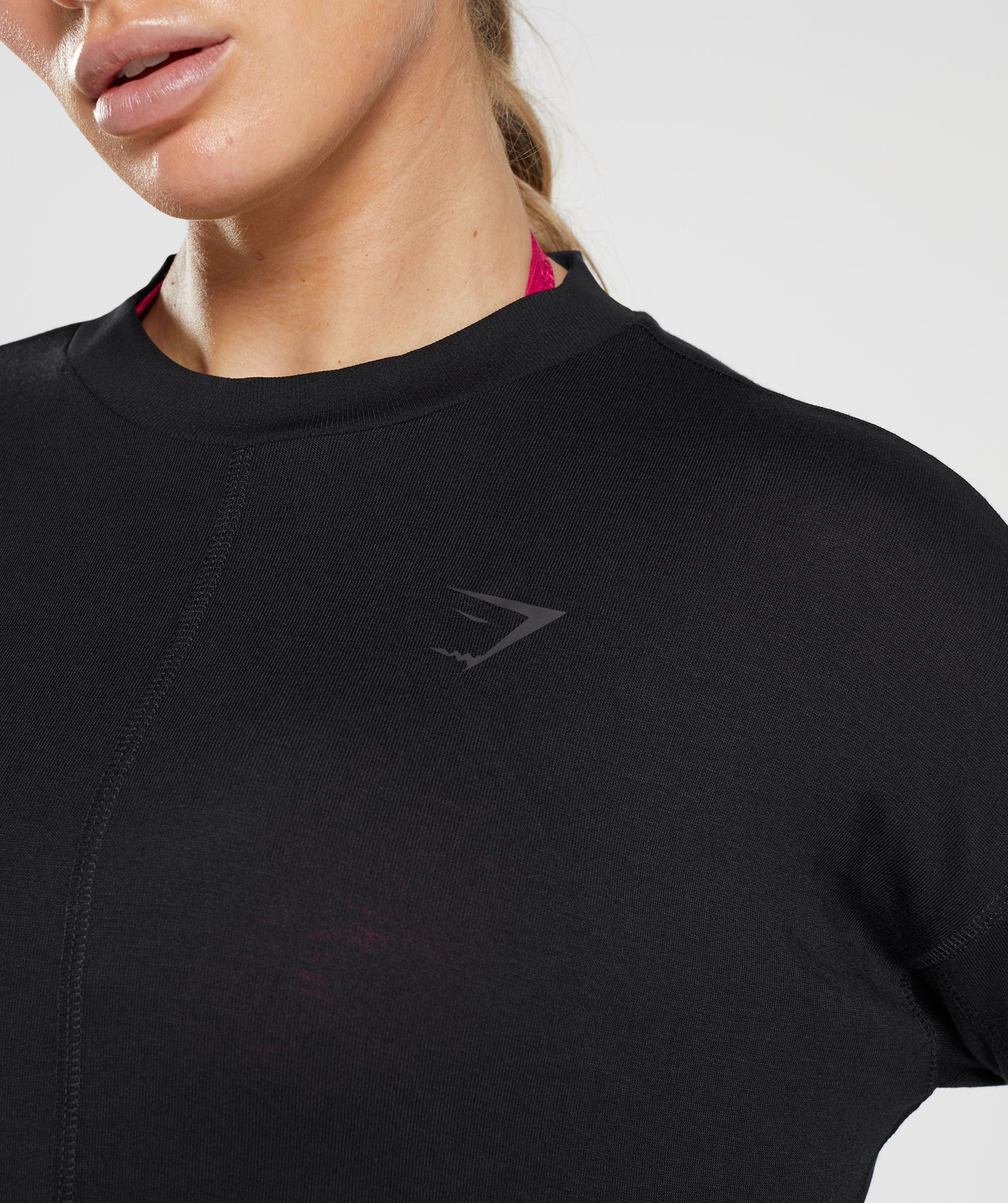 Camiseta Gymshark GS Power Long Sleeve Mujer Negras | 0154328-YJ