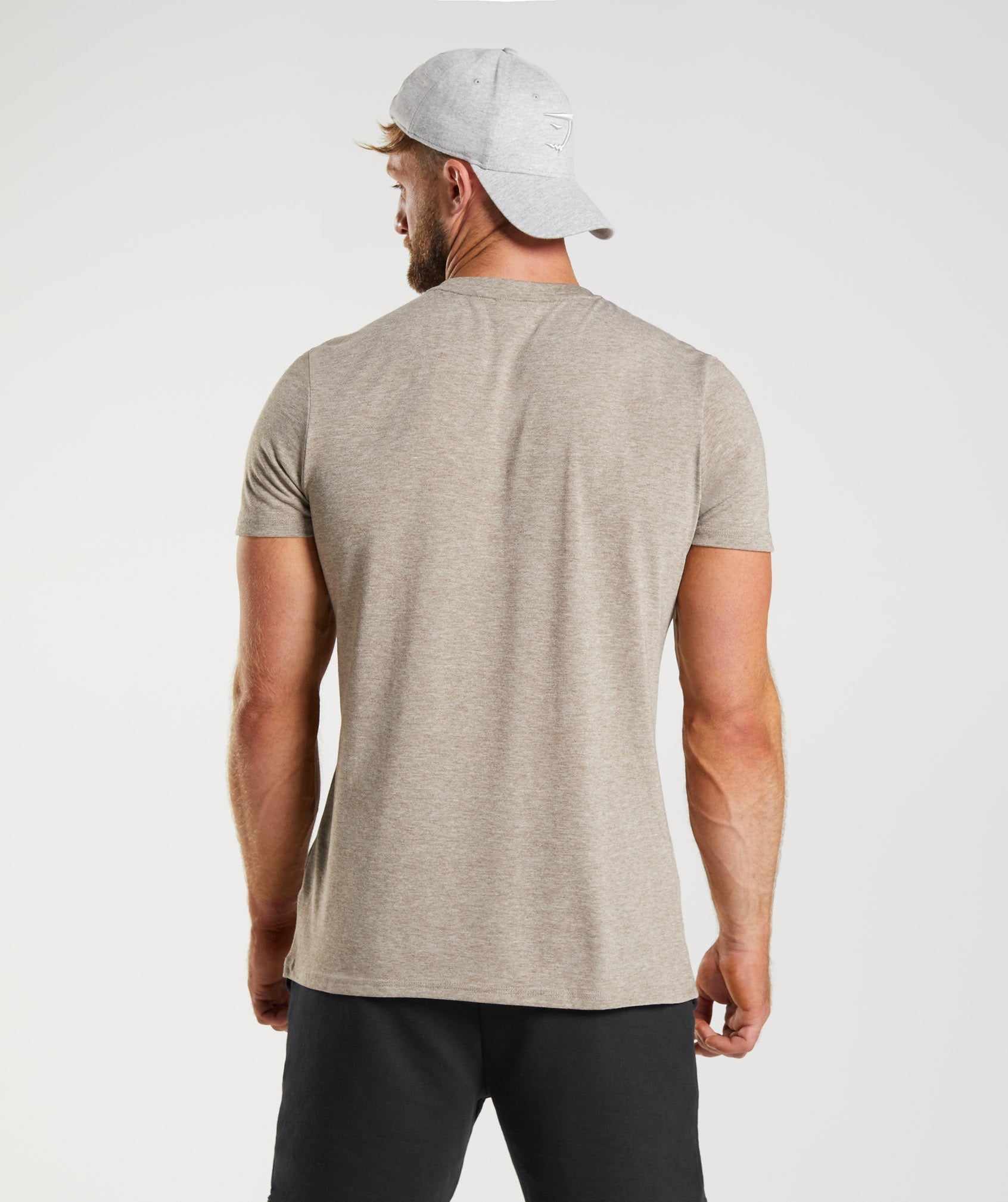 Camiseta Gymshark Legacy Hombre Gris | 6943170-AQ