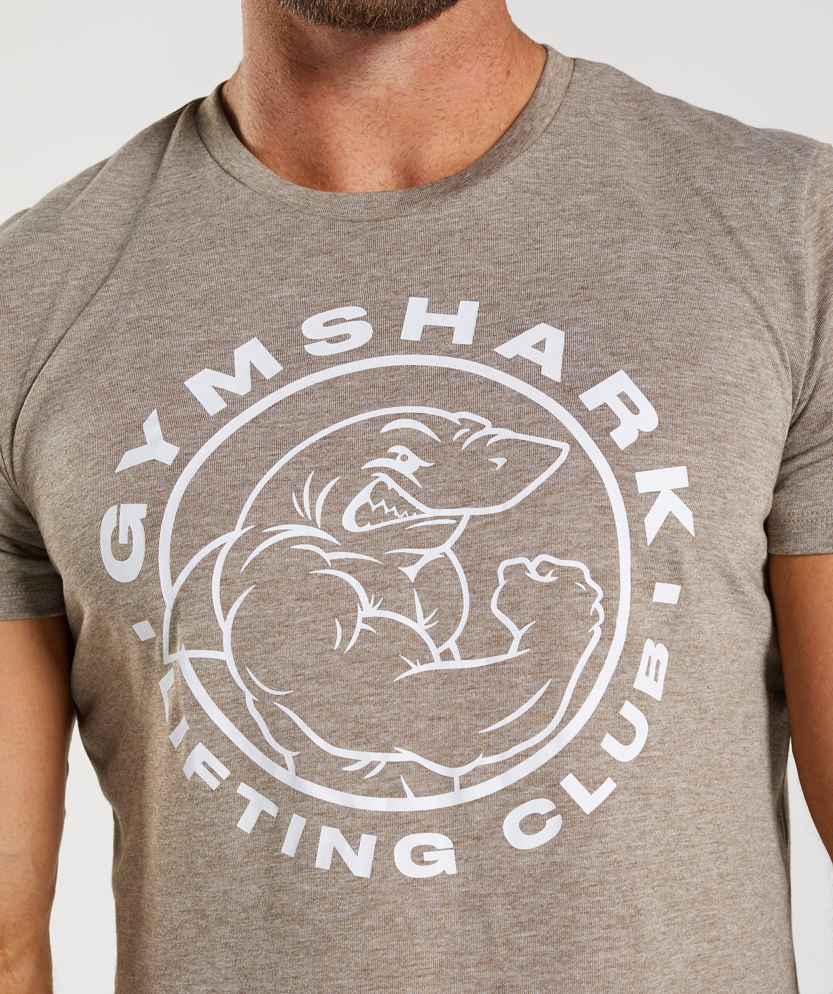 Camiseta Gymshark Legacy Hombre Gris | 6943170-AQ