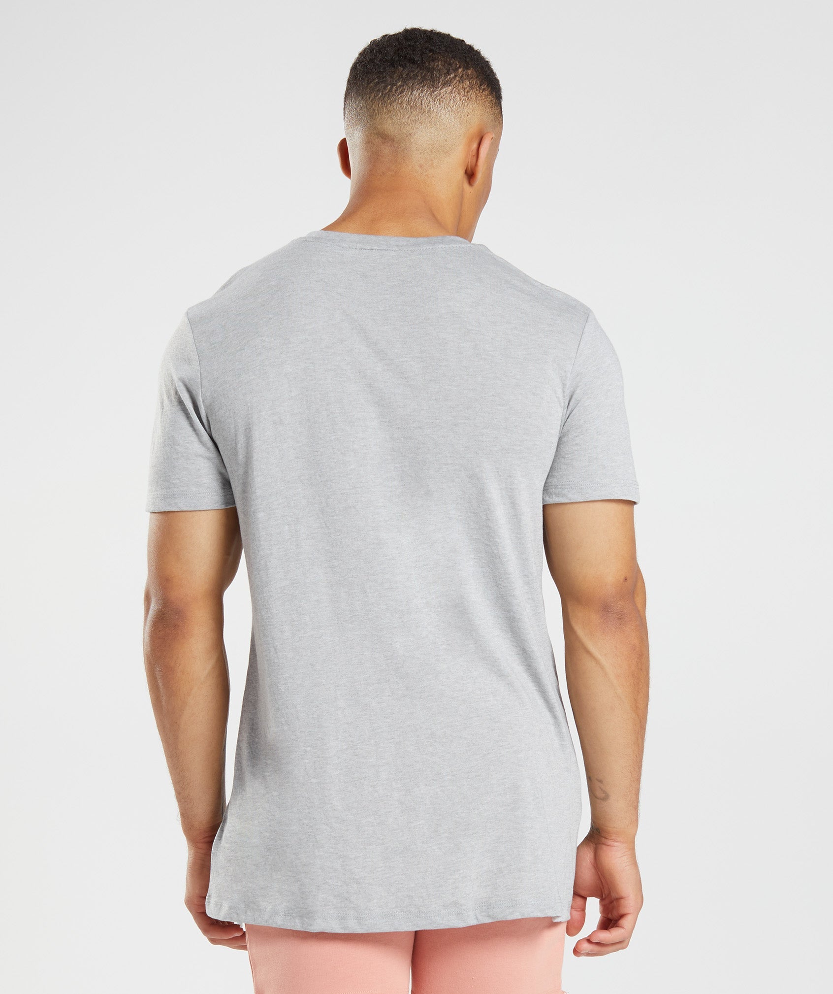 Camiseta Gymshark Legacy Hombre Gris Claro | 2671954-IO