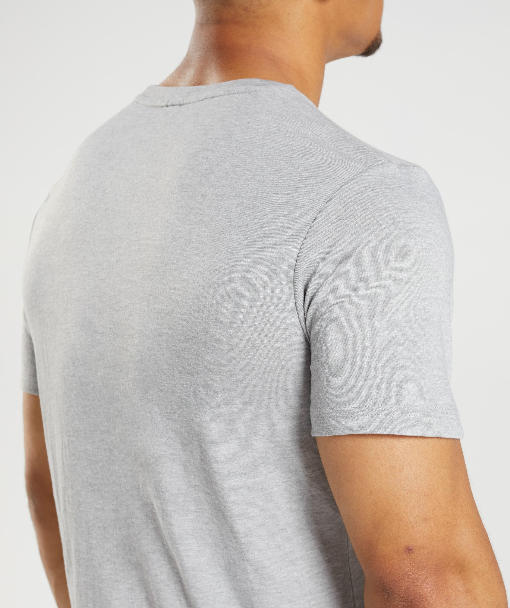 Camiseta Gymshark Legacy Hombre Gris Claro | 2671954-IO