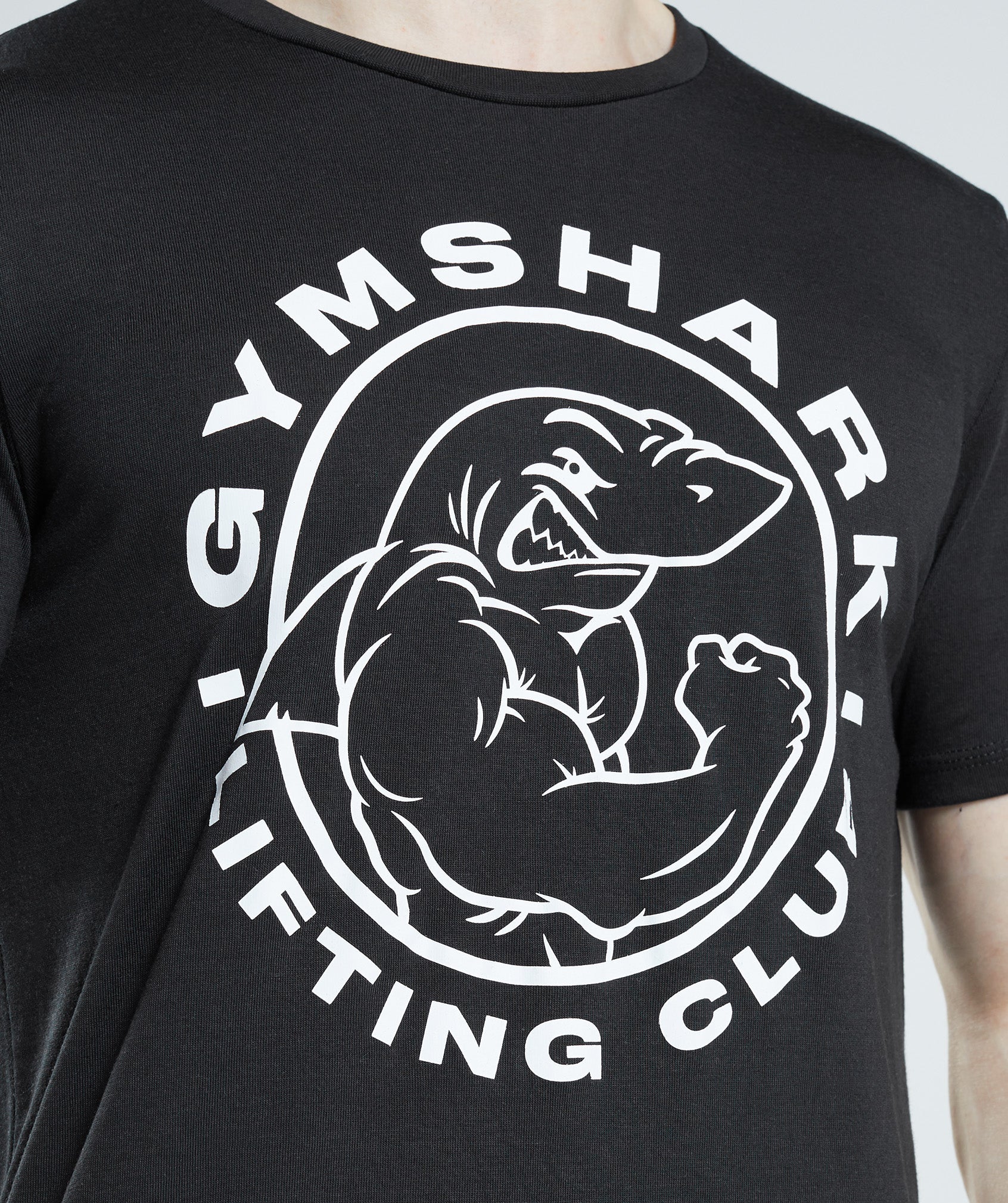 Camiseta Gymshark Legacy Hombre Negras | 8950327-BR