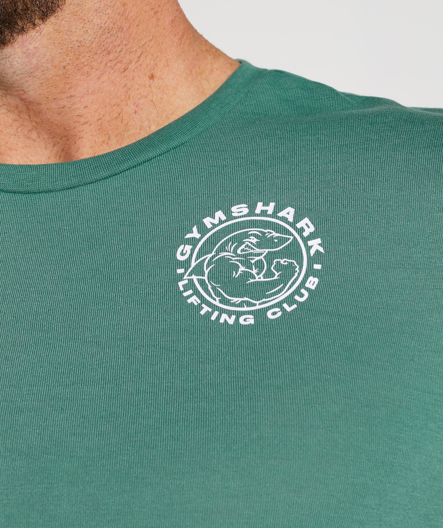 Camiseta Gymshark Legacy Long Sleeve Hombre Verde | 2375168-IJ