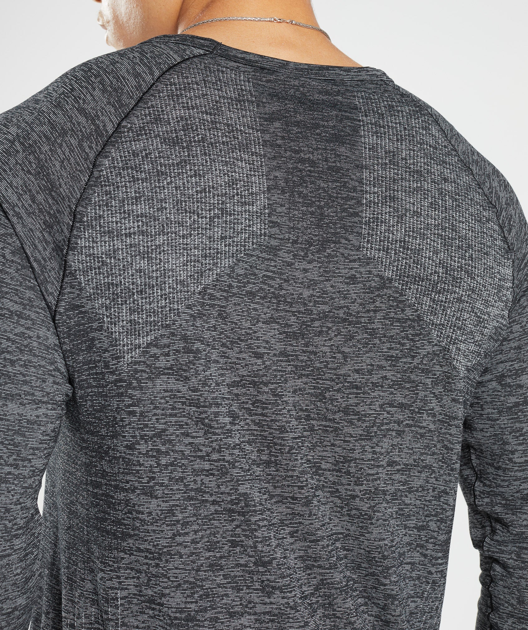 Camiseta Gymshark Retake Seamless Long Sleeve Hombre Negras | 4610392-KS