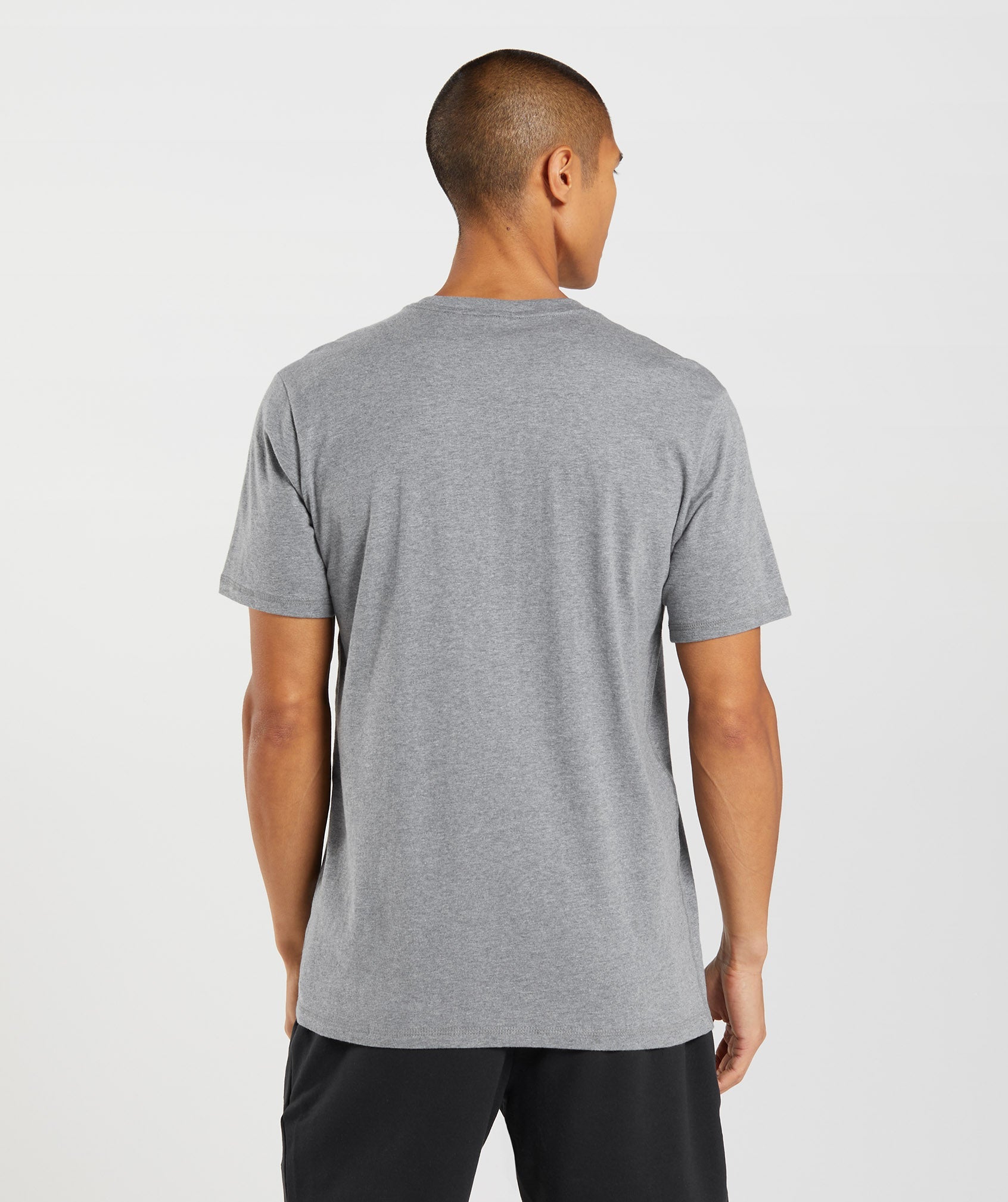 Camiseta Gymshark Sharkhead Infill Hombre Gris | 4098527-JQ