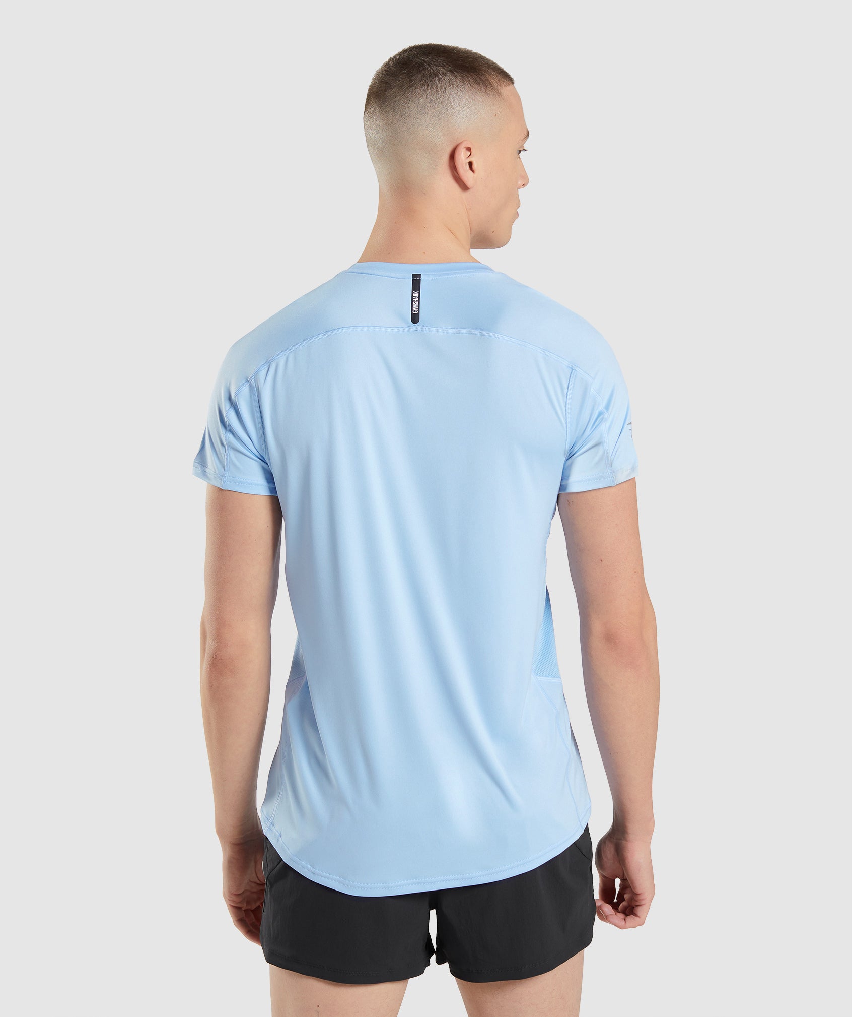 Camiseta Gymshark Speed Evolve Hombre Azules | 2398716-IM