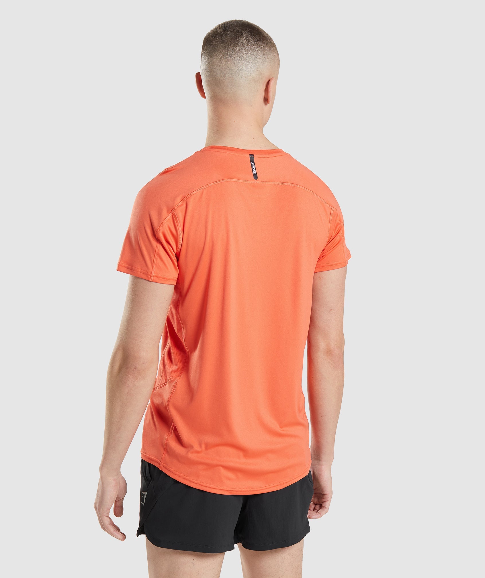 Camiseta Gymshark Speed Evolve Hombre Naranjas | 8469752-NY