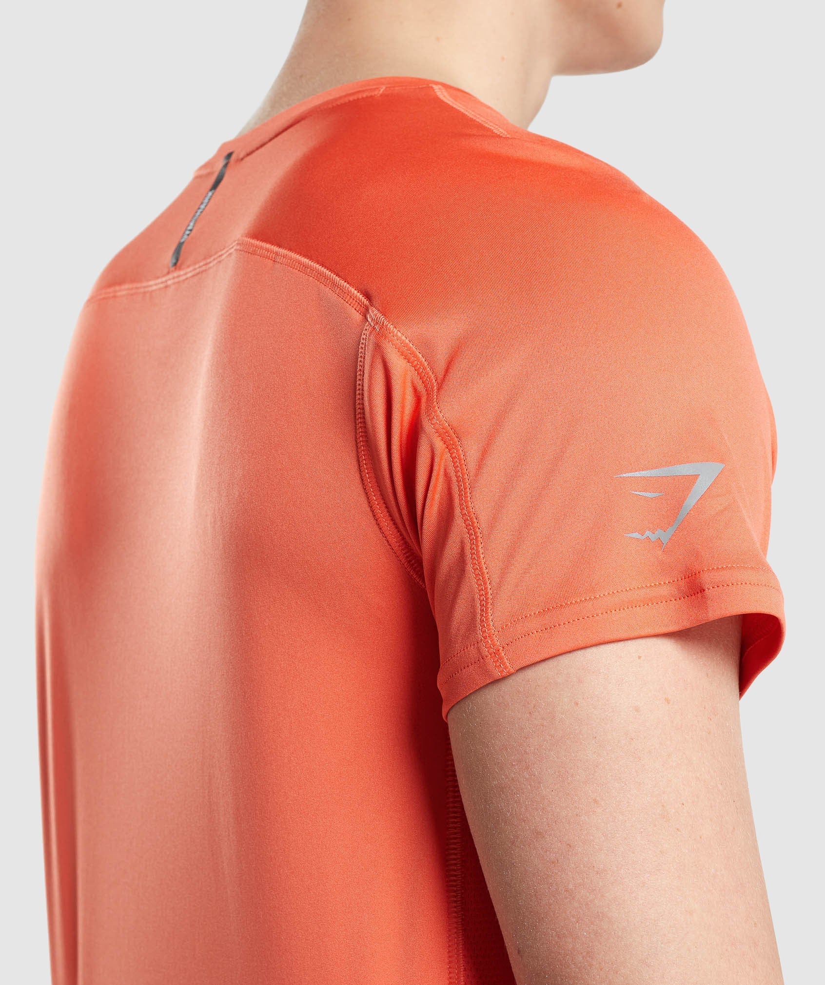 Camiseta Gymshark Speed Evolve Hombre Naranjas | 8469752-NY