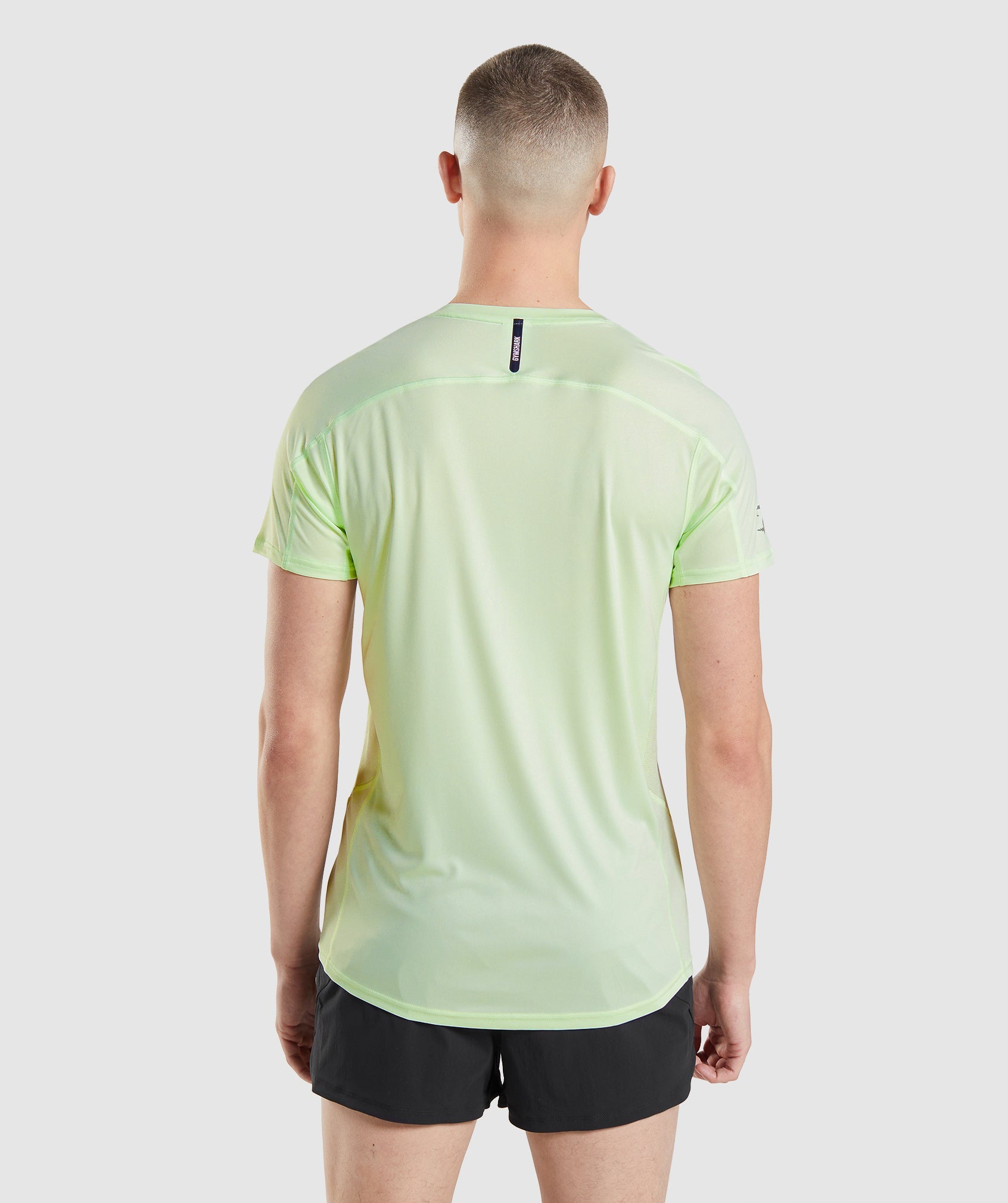 Camiseta Gymshark Speed Evolve Hombre Verde | 3276581-YF