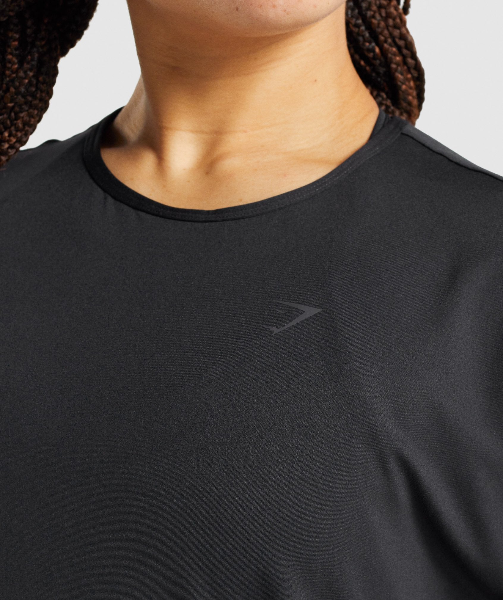 Camiseta Gymshark Studio Mujer Negras | 9318075-IQ