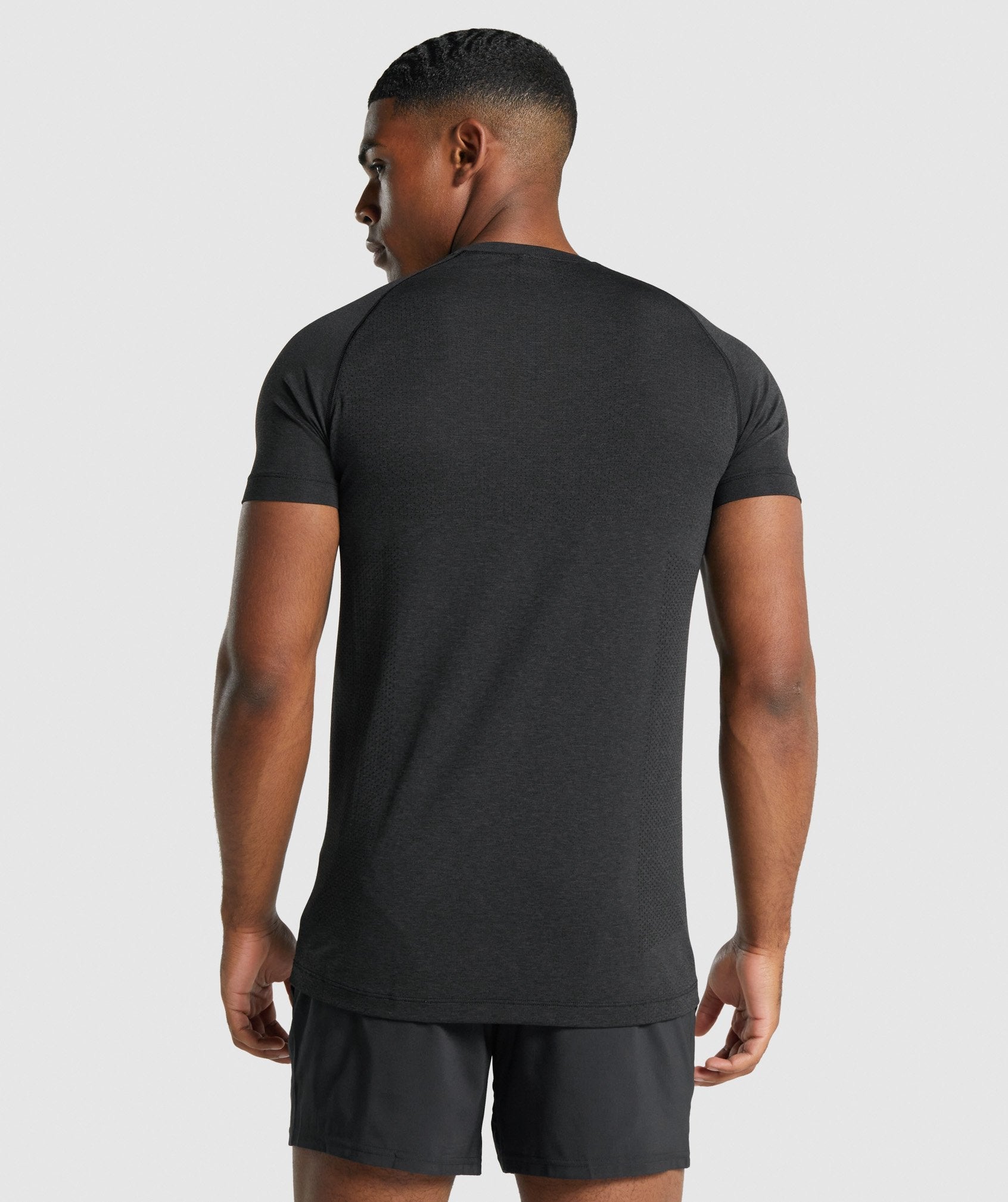 Camiseta Gymshark Vital Light seamless Hombre Negras | 3784260-RO