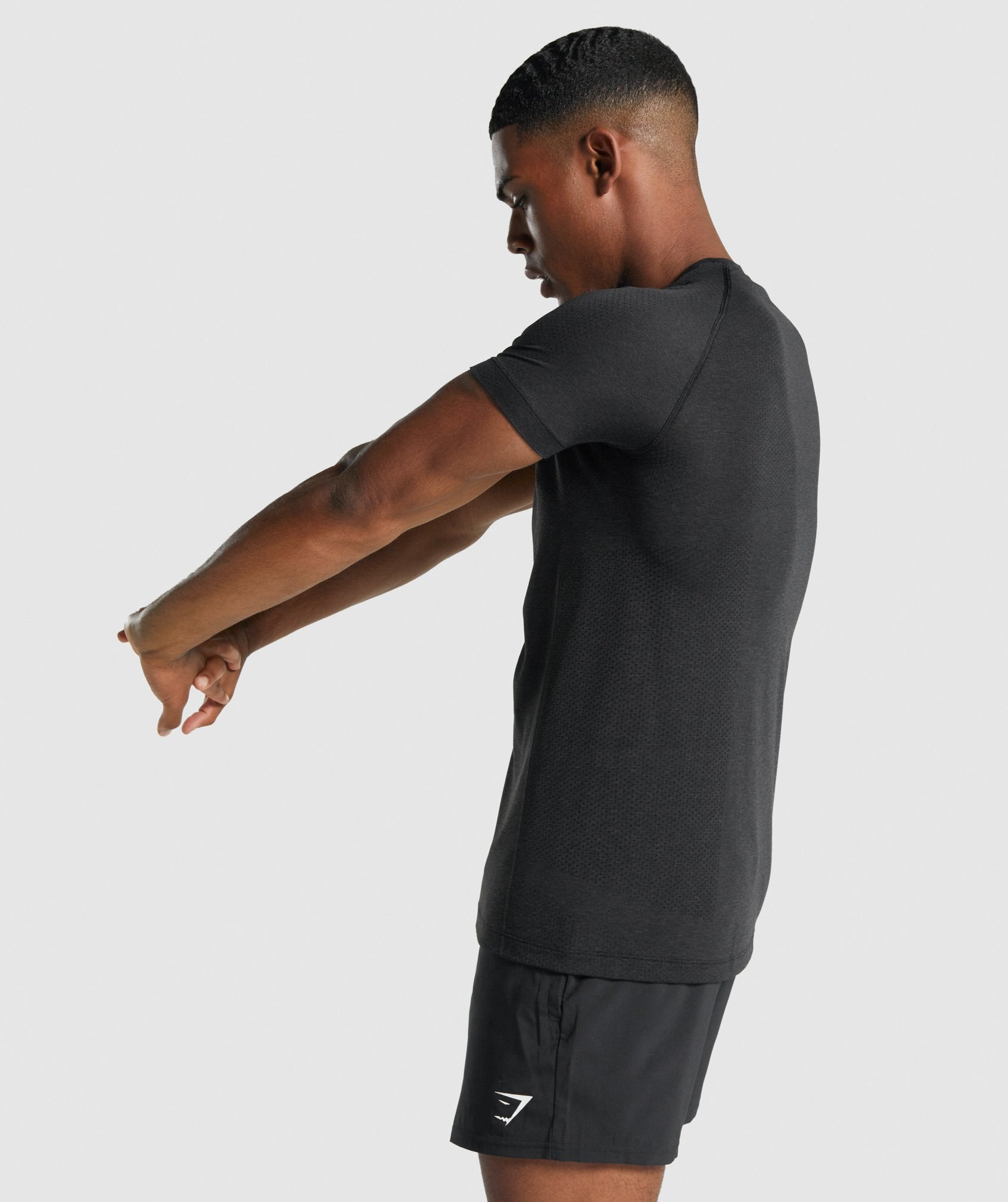 Camiseta Gymshark Vital Light seamless Hombre Negras | 3784260-RO