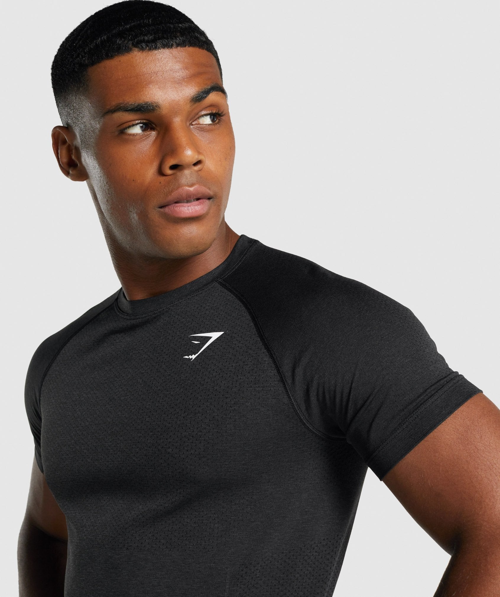 Camiseta Gymshark Vital Light seamless Hombre Negras | 3784260-RO