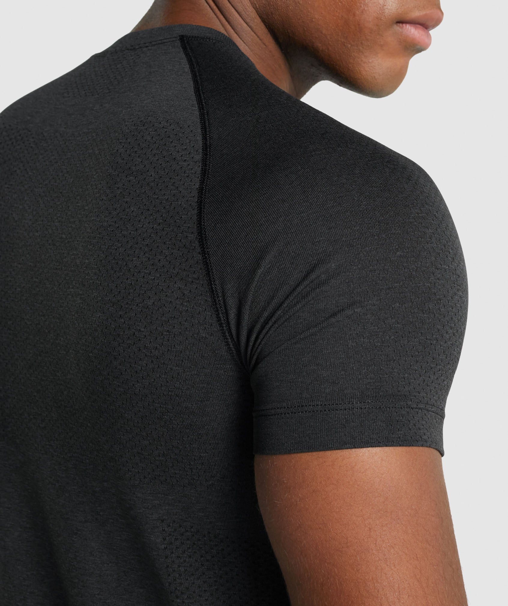 Camiseta Gymshark Vital Light seamless Hombre Negras | 3784260-RO