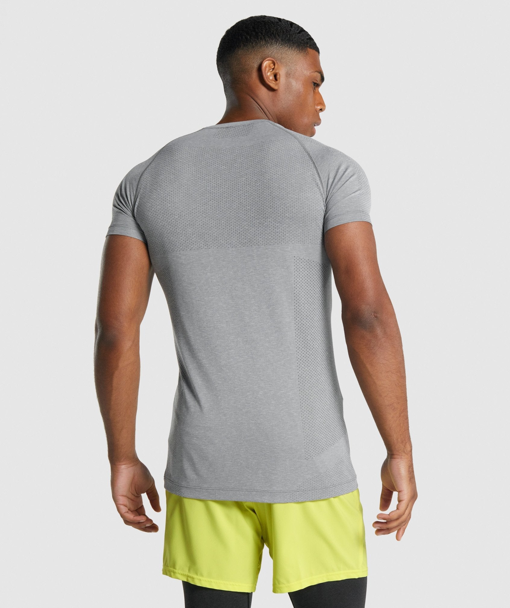 Camiseta Gymshark Vital Light seamless Hombre Gris | 6018542-LO