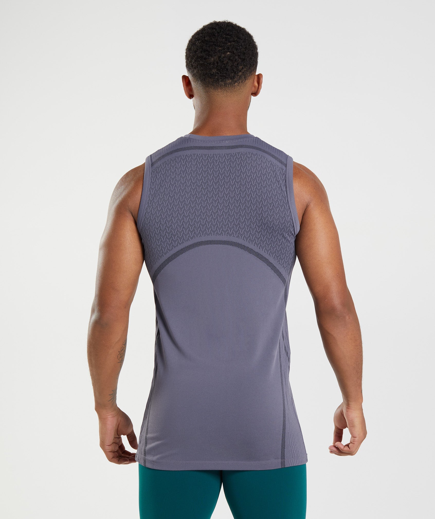 Camiseta Tirantes Gymshark 315 Seamless Hombre Moradas | 6132579-MN