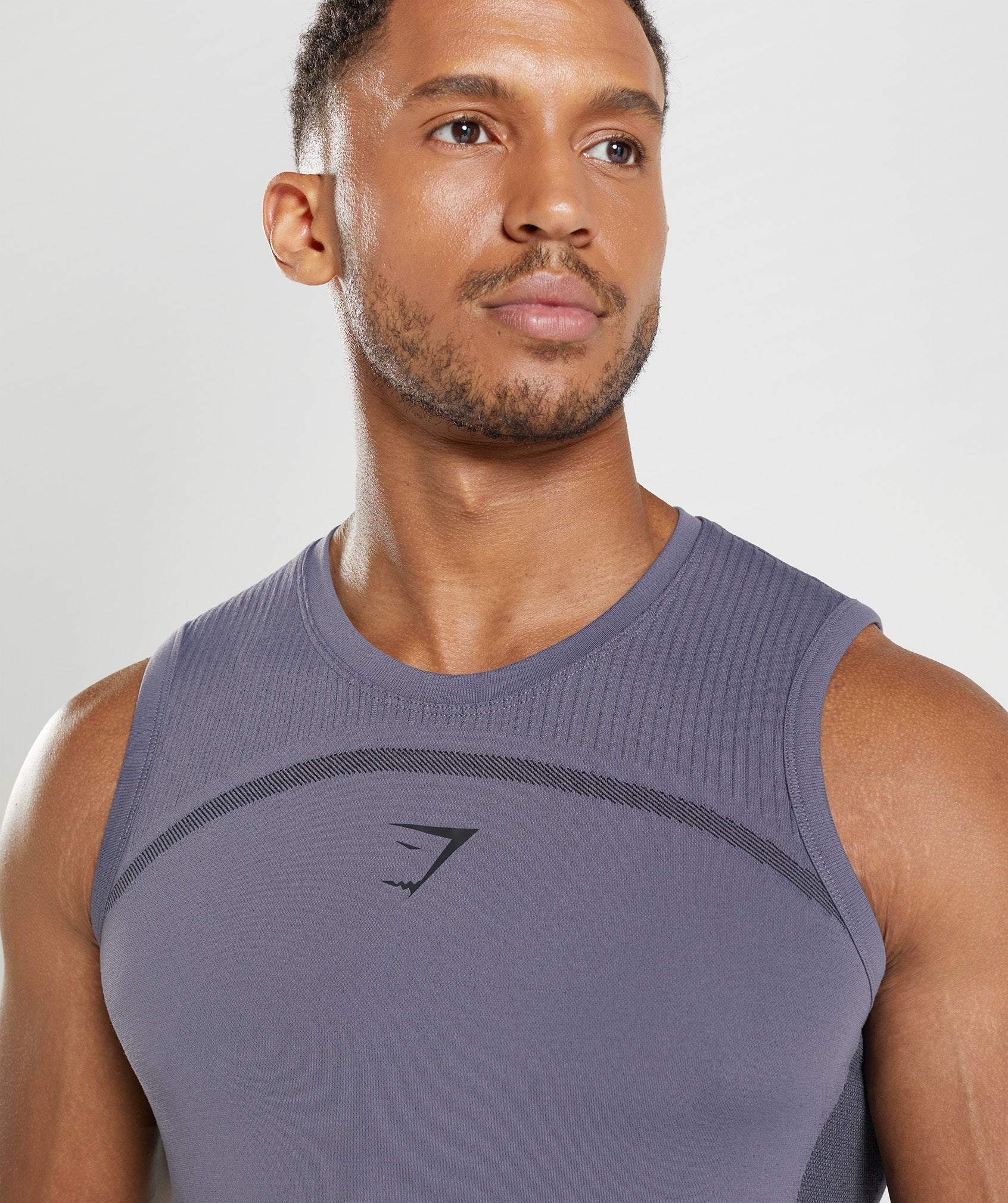 Camiseta Tirantes Gymshark 315 Seamless Hombre Moradas | 6132579-MN