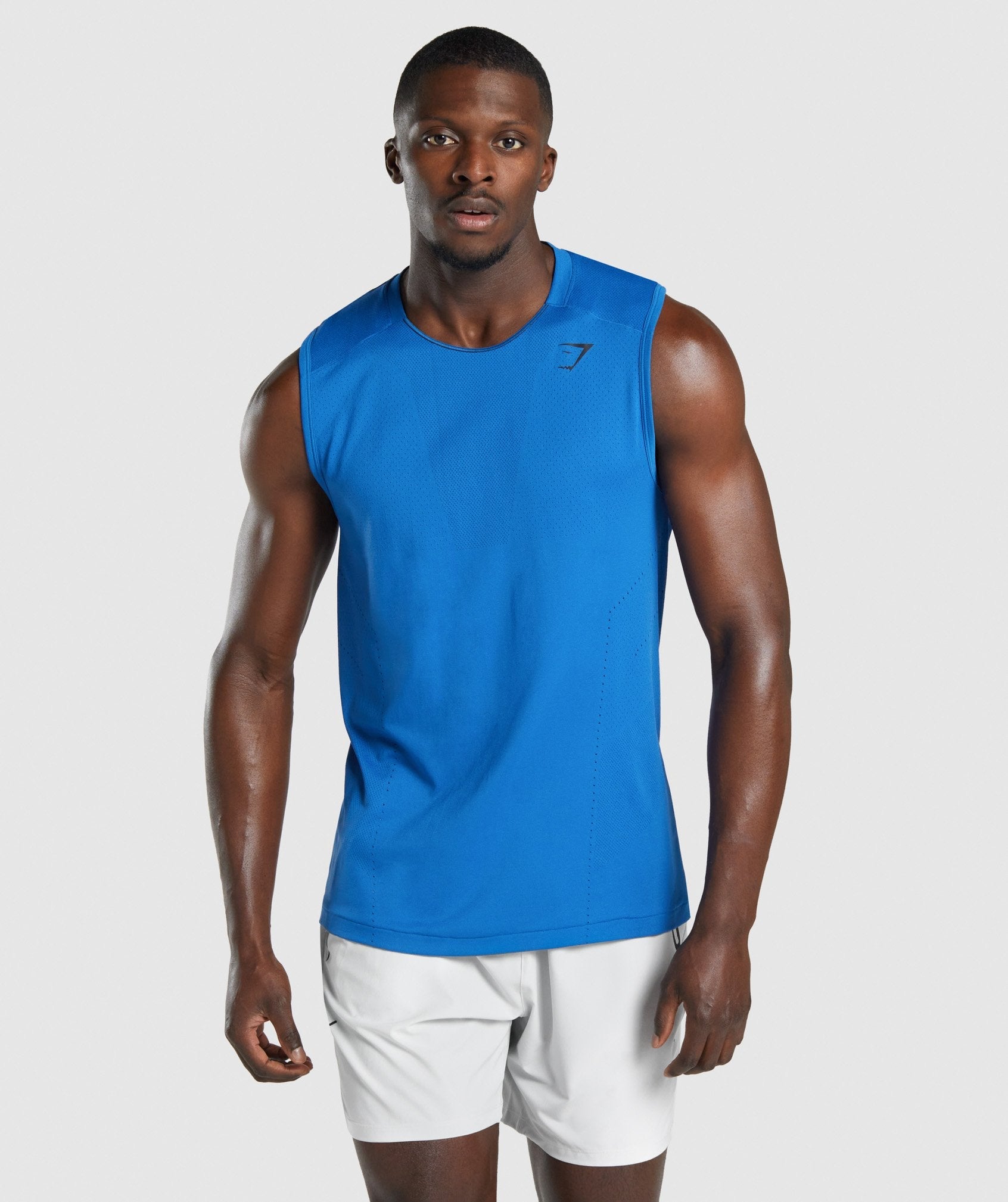 Camiseta Tirantes Gymshark Apex Hombre Azules | 5048321-QW