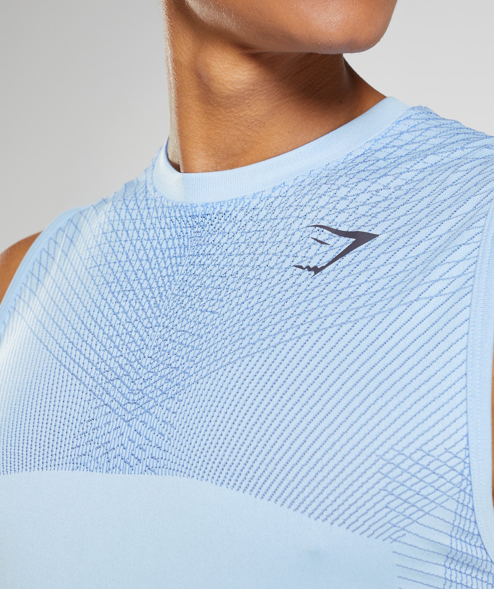 Camiseta Tirantes Gymshark Apex Seamless Hombre Azules | 2786501-ZN