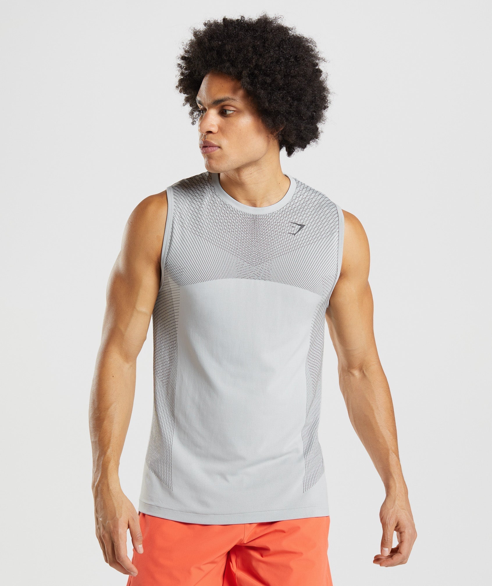 Camiseta Tirantes Gymshark Apex Seamless Hombre Gris | 7059186-HE