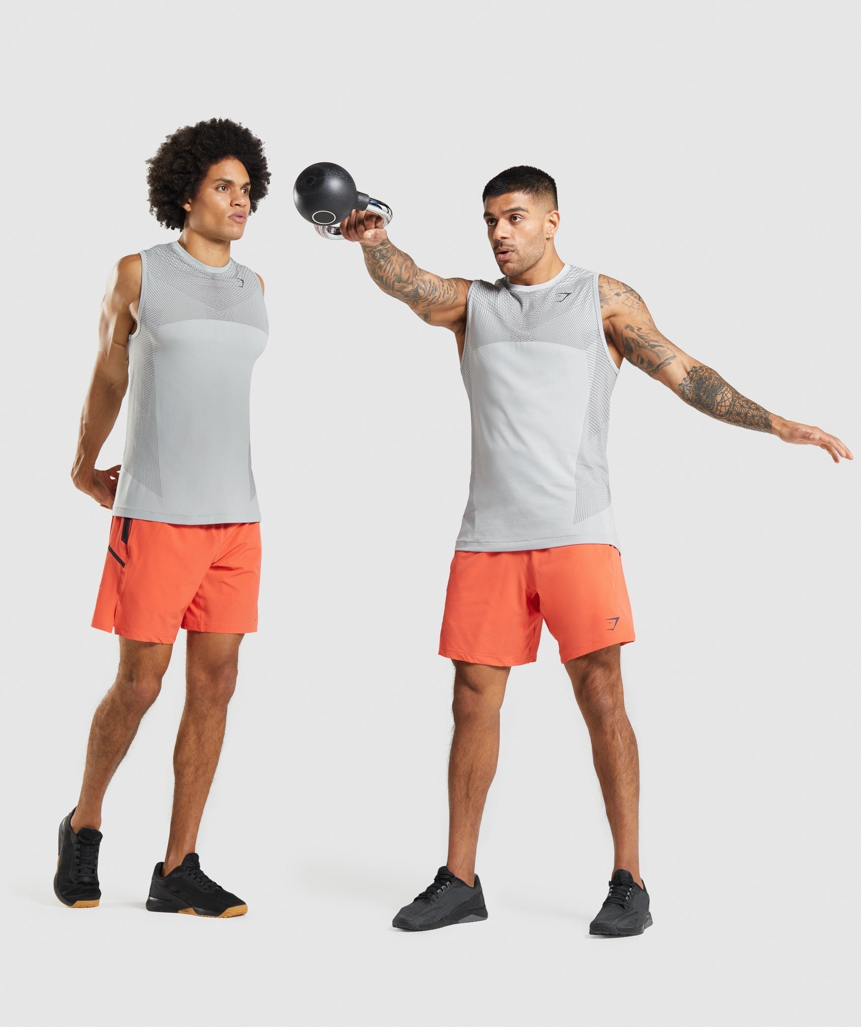 Camiseta Tirantes Gymshark Apex Seamless Hombre Gris | 7059186-HE