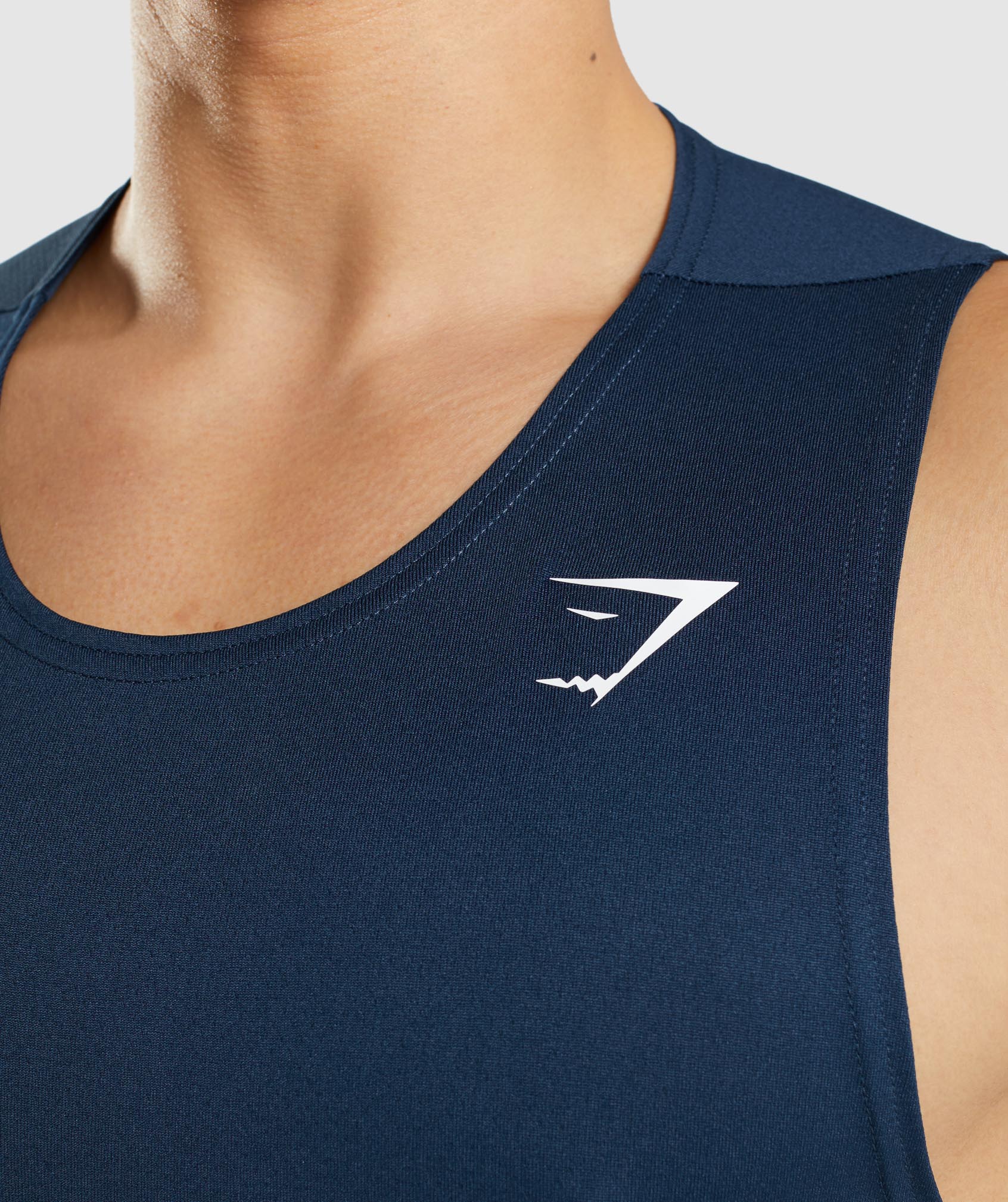 Camiseta Tirantes Gymshark Arrival Hombre Azul Marino | 0361549-XC