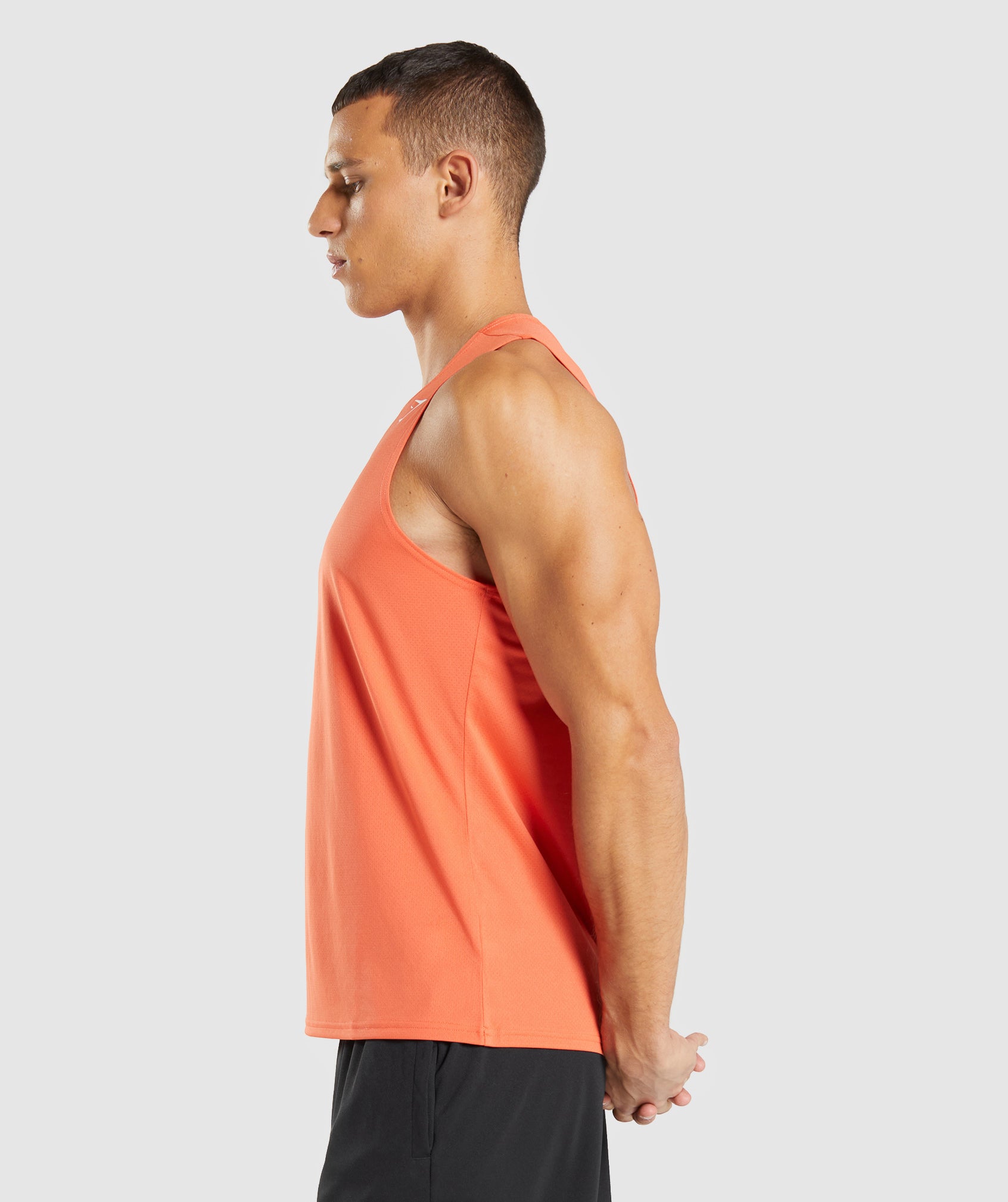 Camiseta Tirantes Gymshark Arrival Hombre Naranjas | 4158362-KP