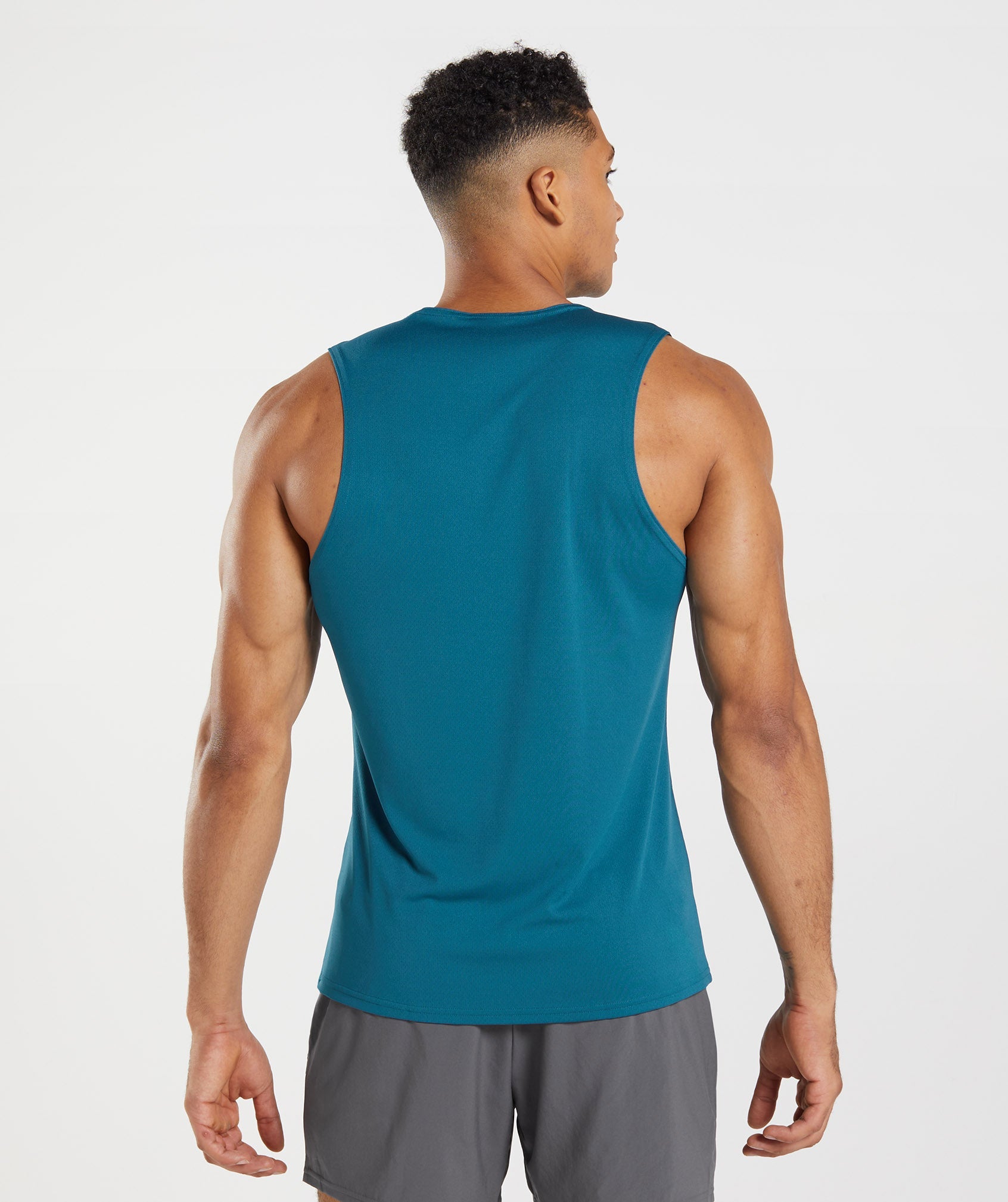 Camiseta Tirantes Gymshark Arrival Hombre Azules | 4297568-QF