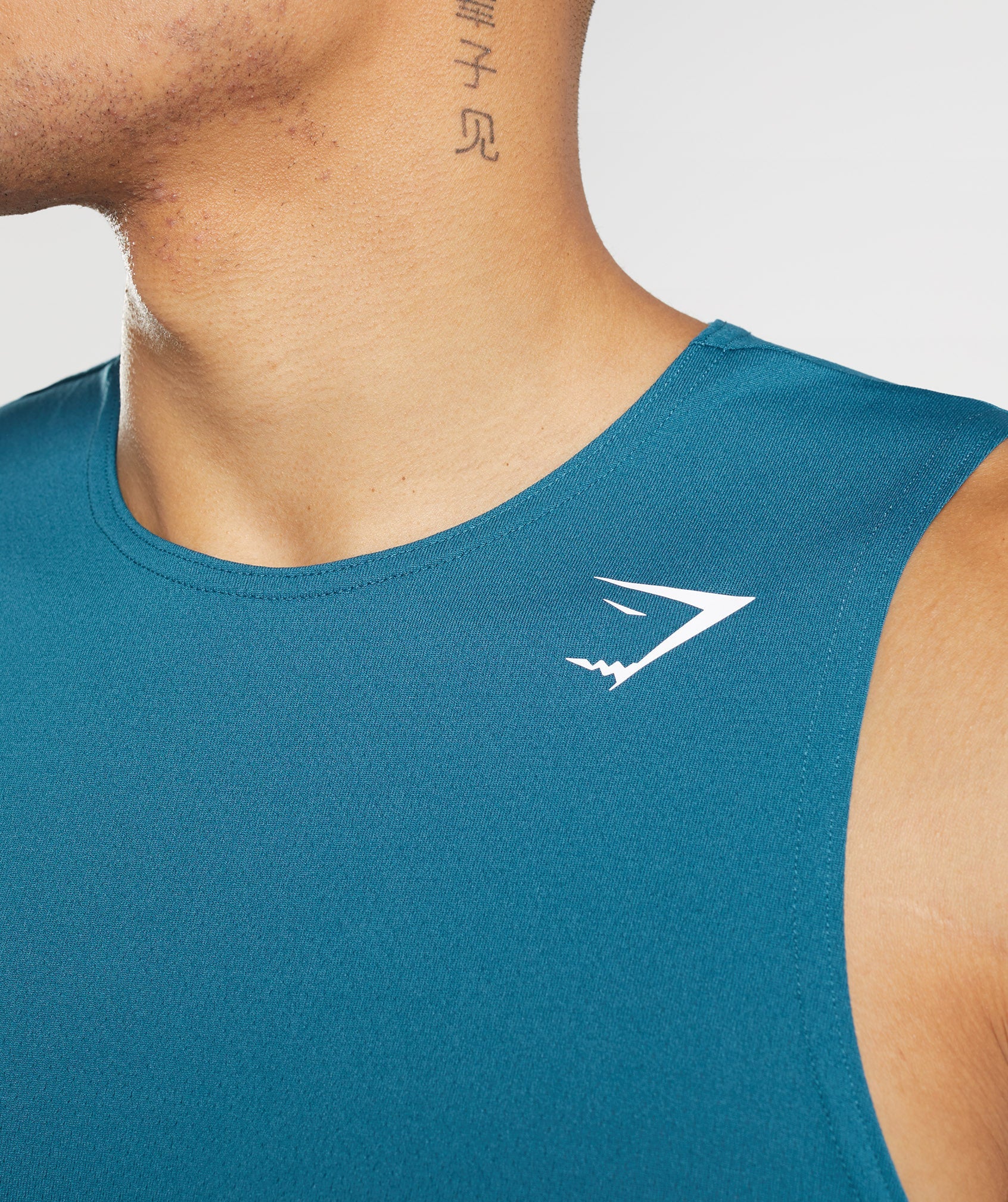 Camiseta Tirantes Gymshark Arrival Hombre Azules | 4297568-QF