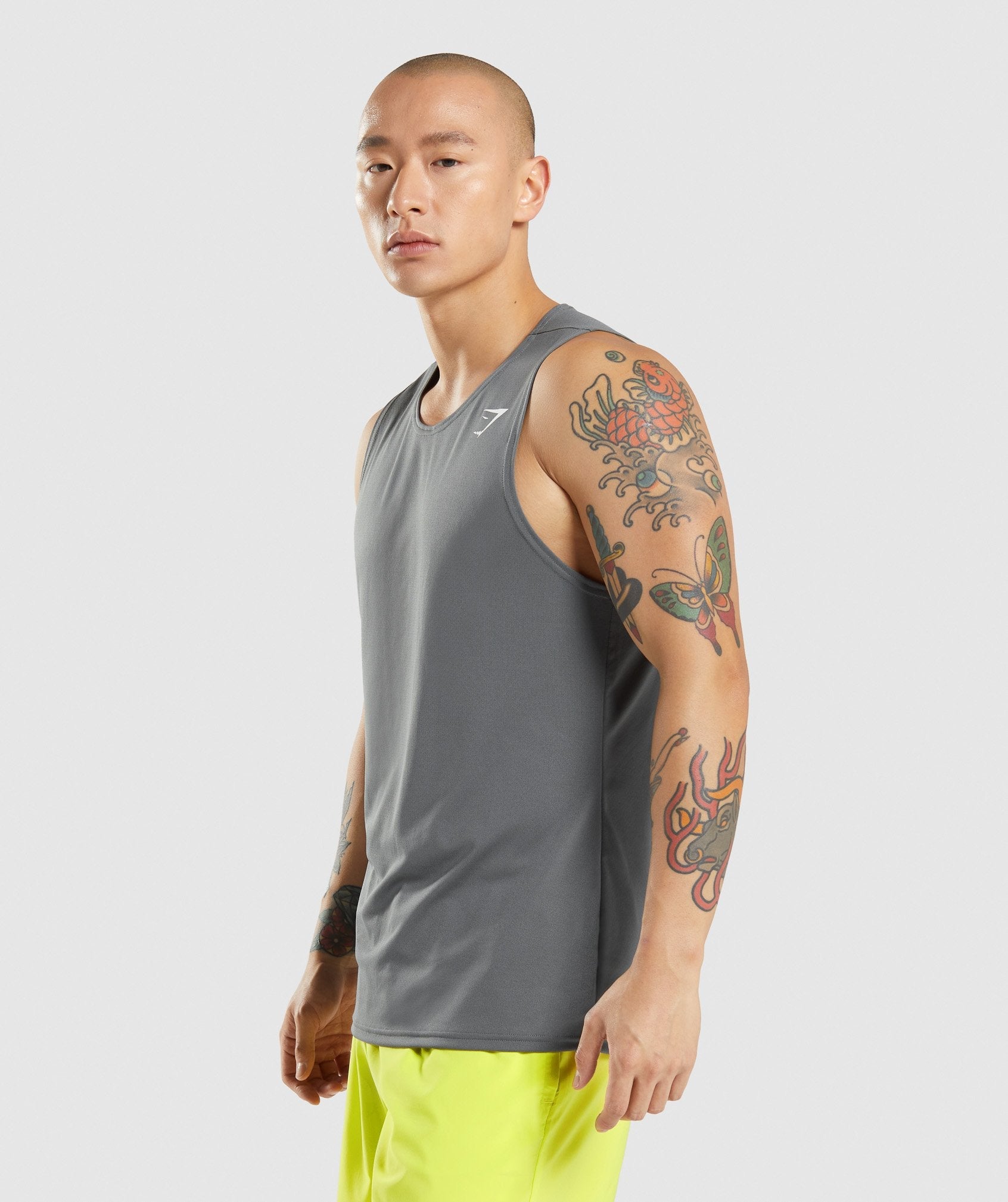 Camiseta Tirantes Gymshark Arrival Hombre Gris | 8031965-MF