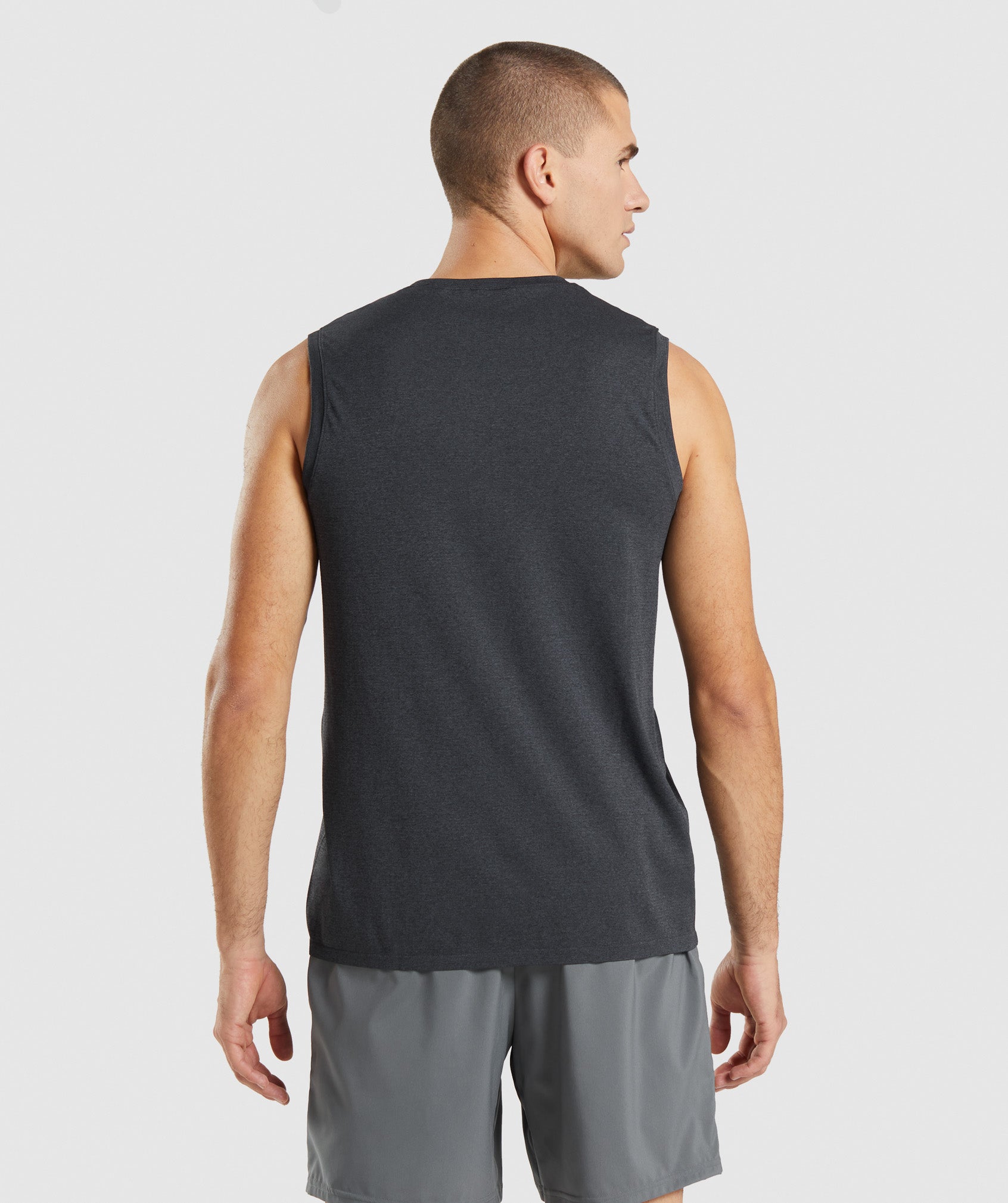 Camiseta Tirantes Gymshark Arrival Seamless Hombre Negras | 6082319-GP