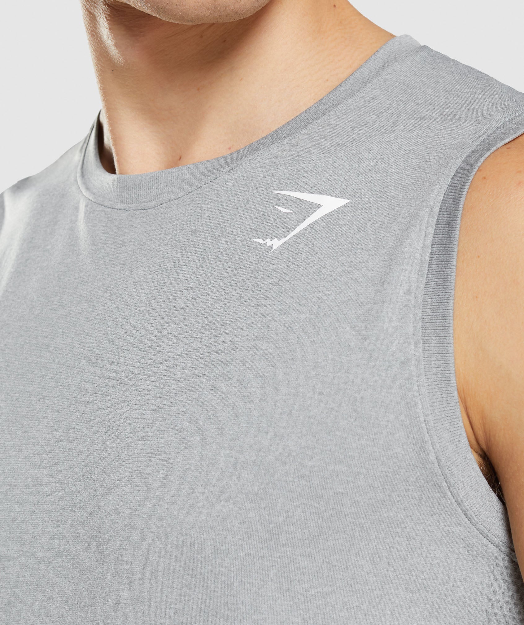 Camiseta Tirantes Gymshark Arrival Seamless Hombre Gris | 7540138-SM