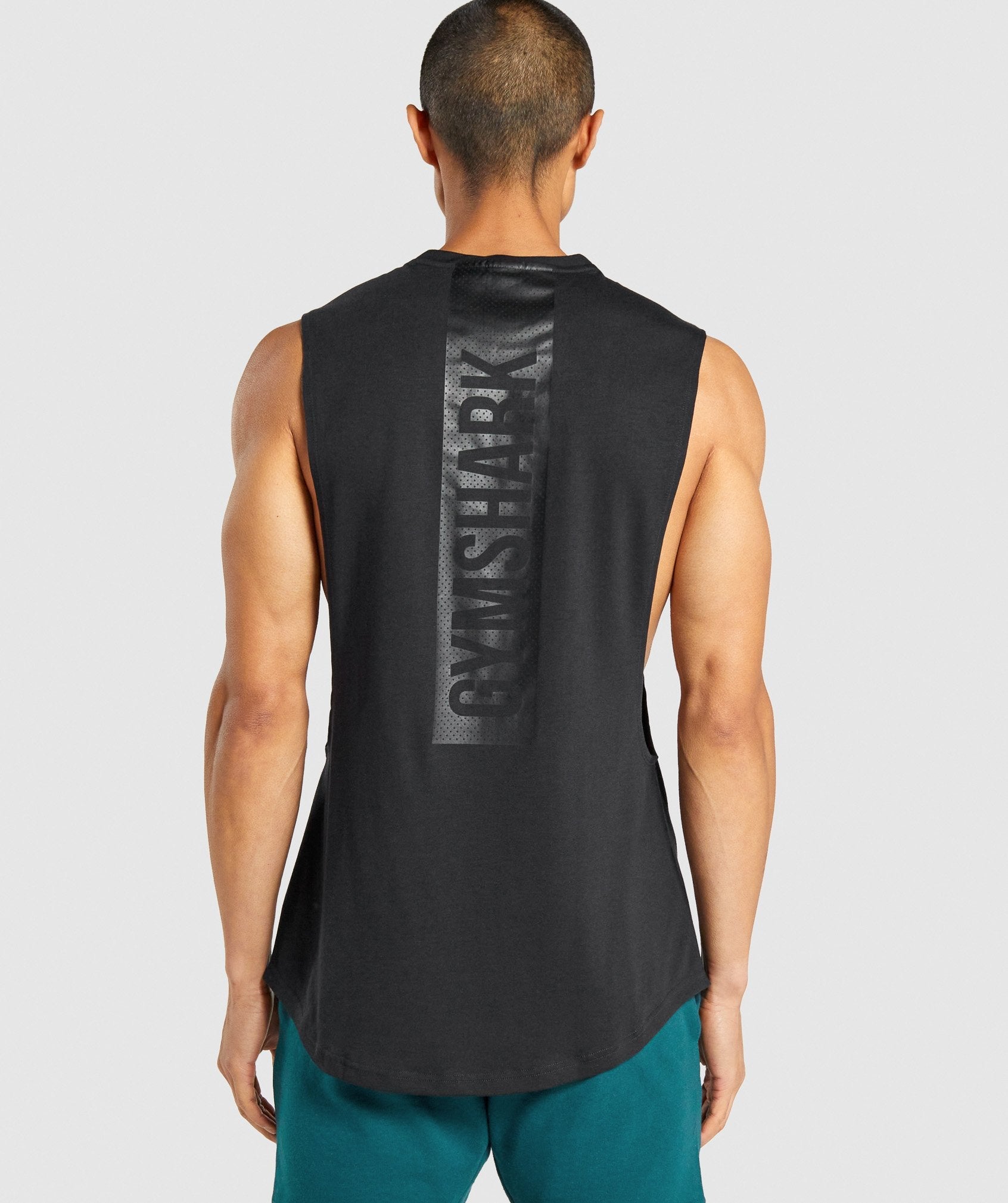 Camiseta Tirantes Gymshark Bold Drop Arm Hombre Negras | 8327690-XW