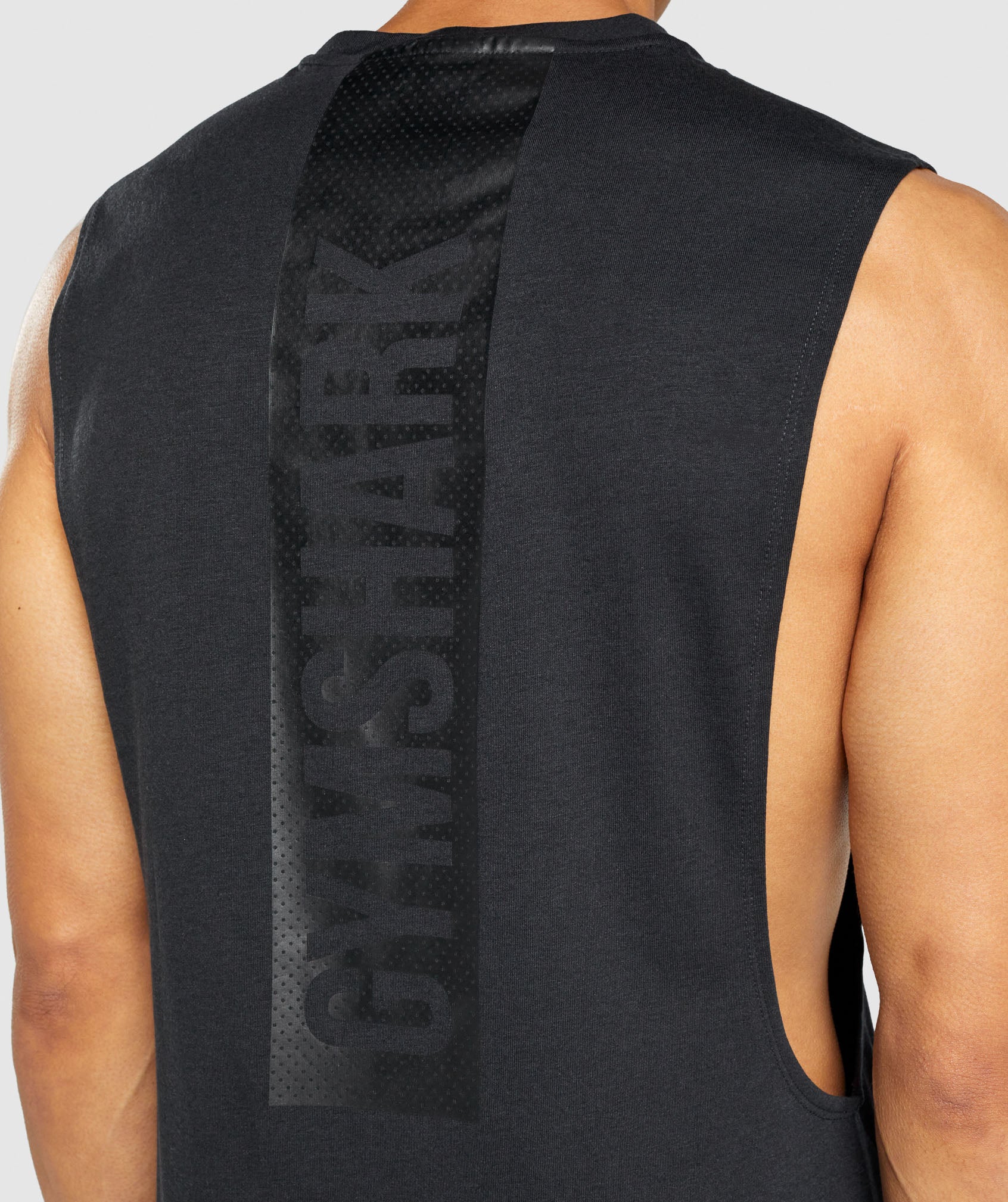 Camiseta Tirantes Gymshark Bold Drop Arm Hombre Negras | 8327690-XW